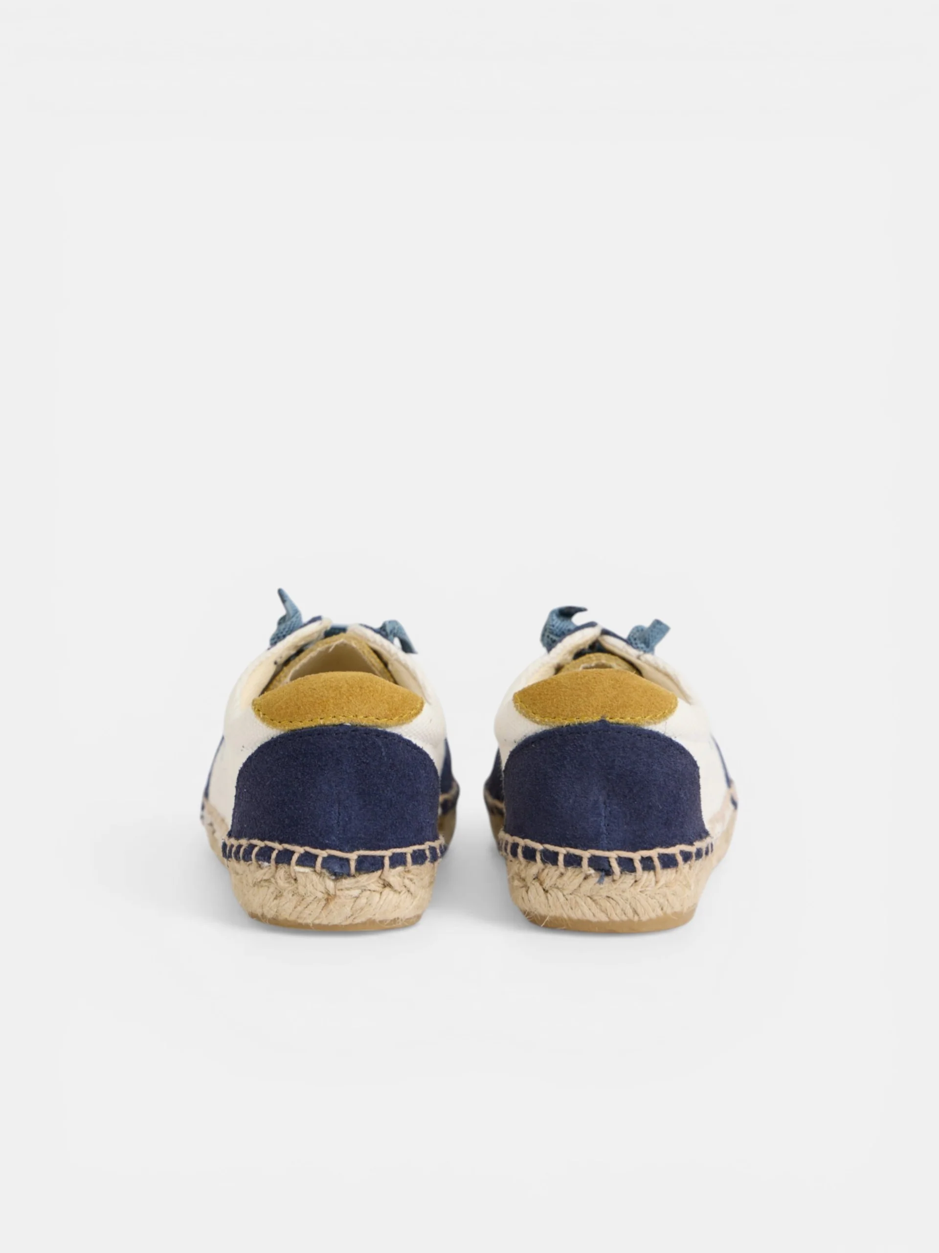 Alpargata kids suela rafia azul marino - Image 4