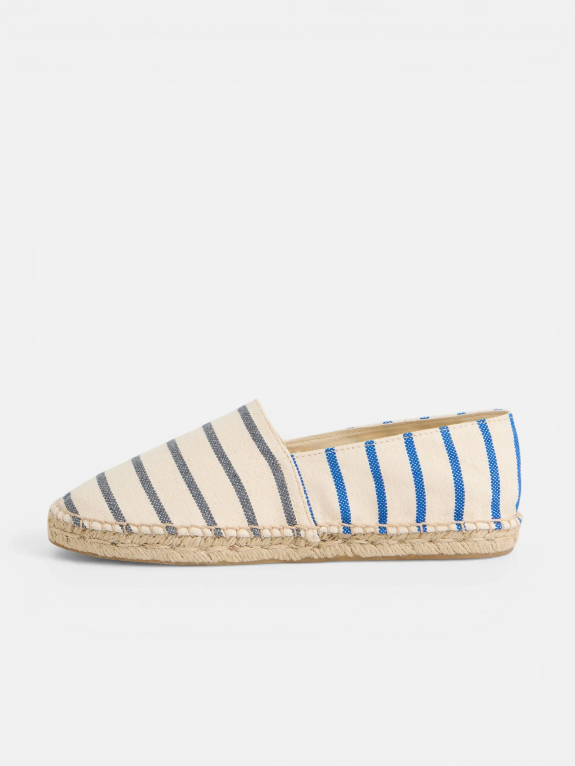 Alpargata rayas multiple azul gris - Image 6