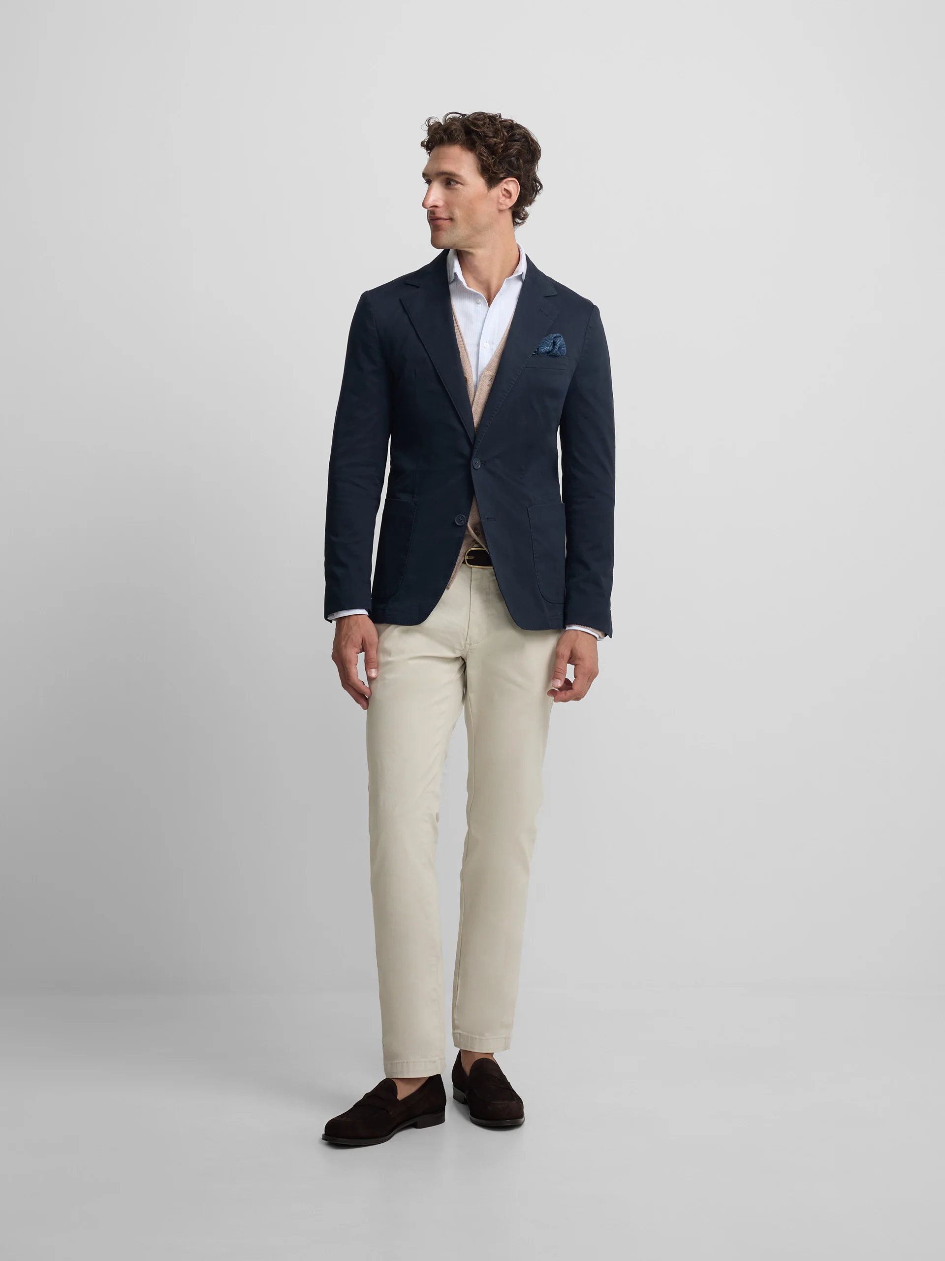 Americana casual azul marino - Image 2