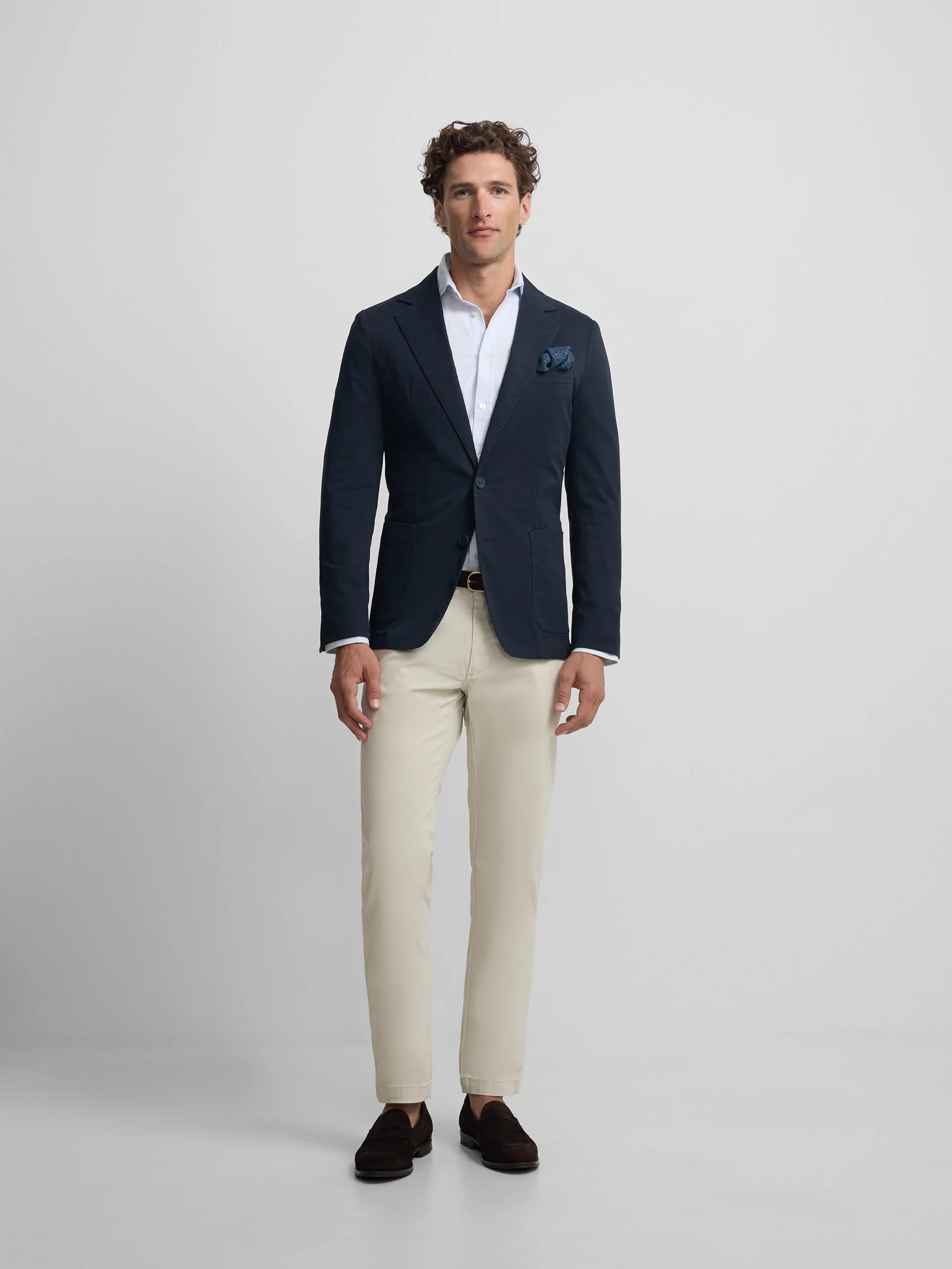 Americana casual azul marino - Image 6