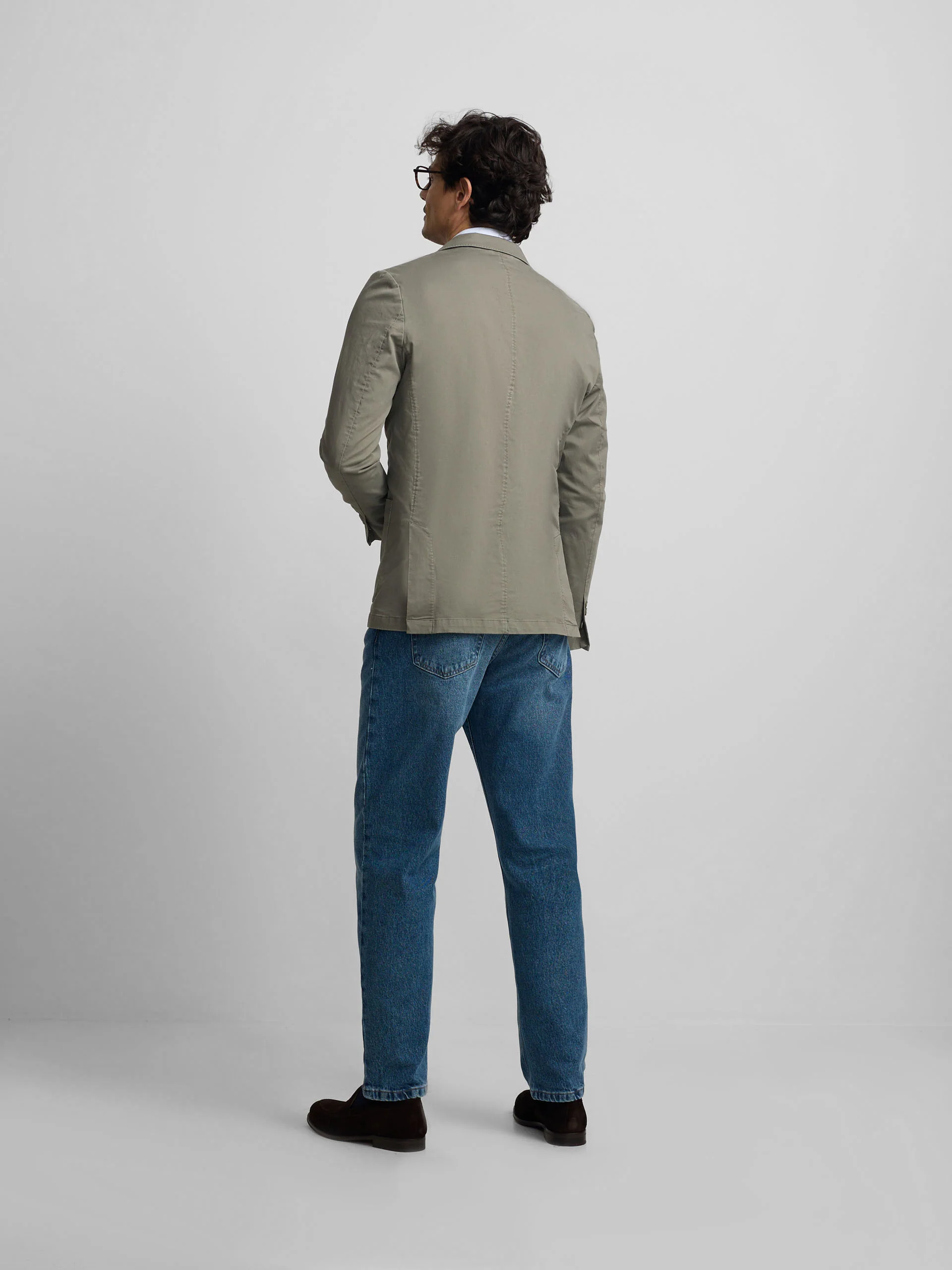 Americana casual verde gris - Image 7