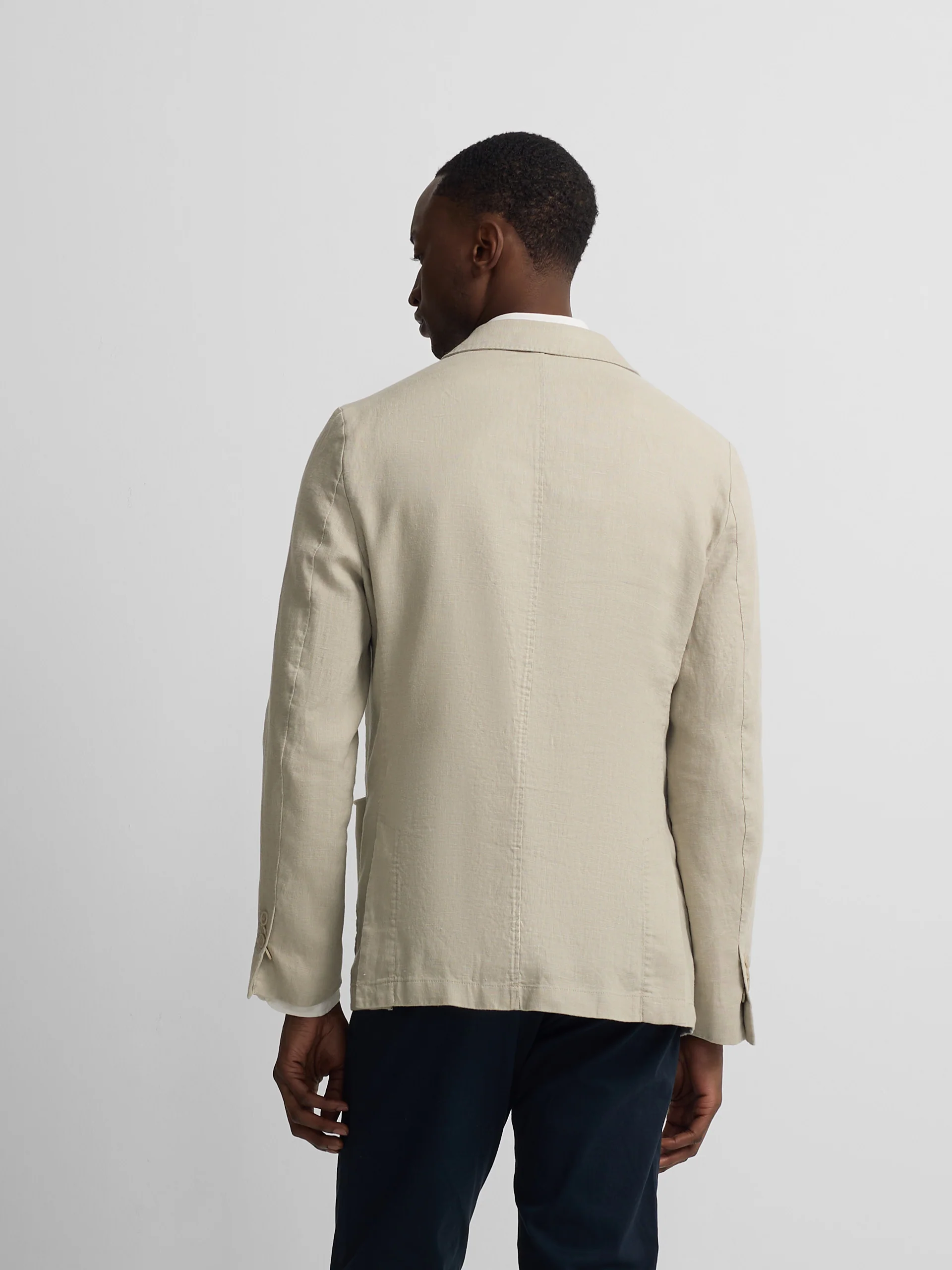 Americana cruzada comfort beige - Image 9