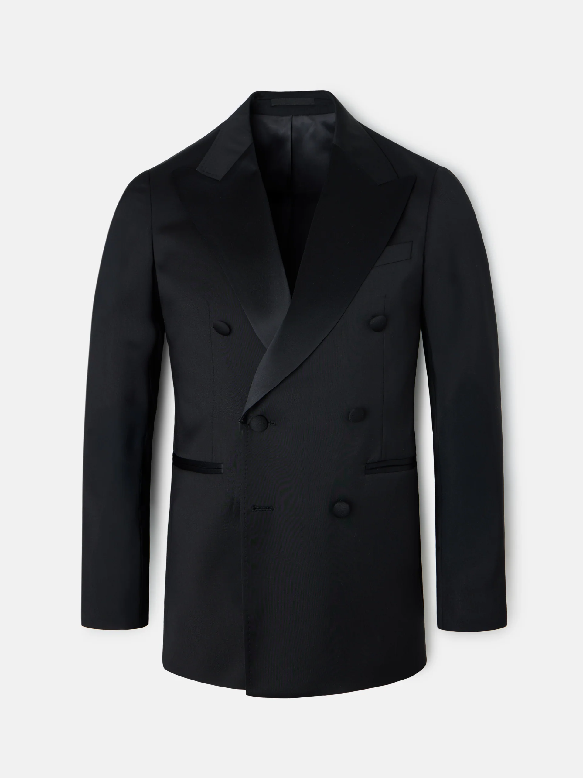 Americana esmoquin cruzado classic negro - Image 7