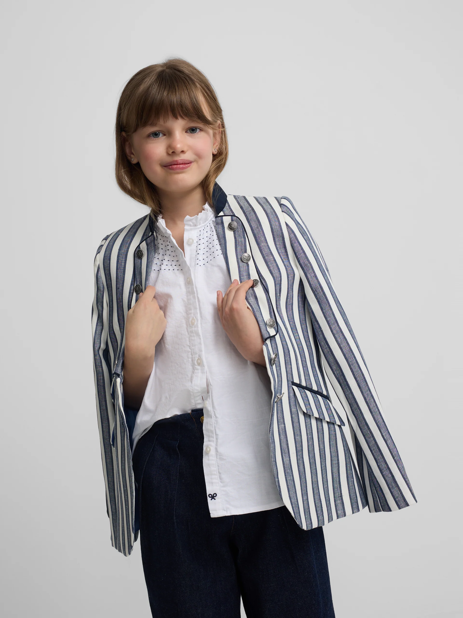 Americana girl marinera rayas azules - Image 3
