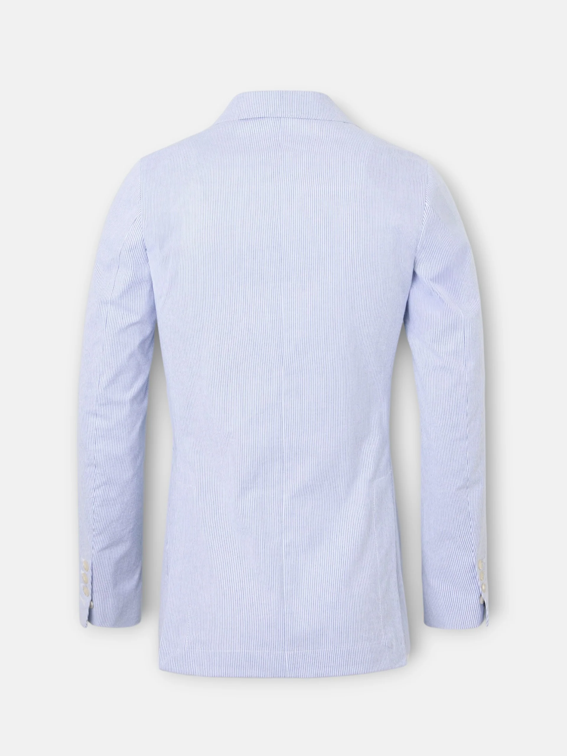 Americana seersucker rayas azules - Image 10