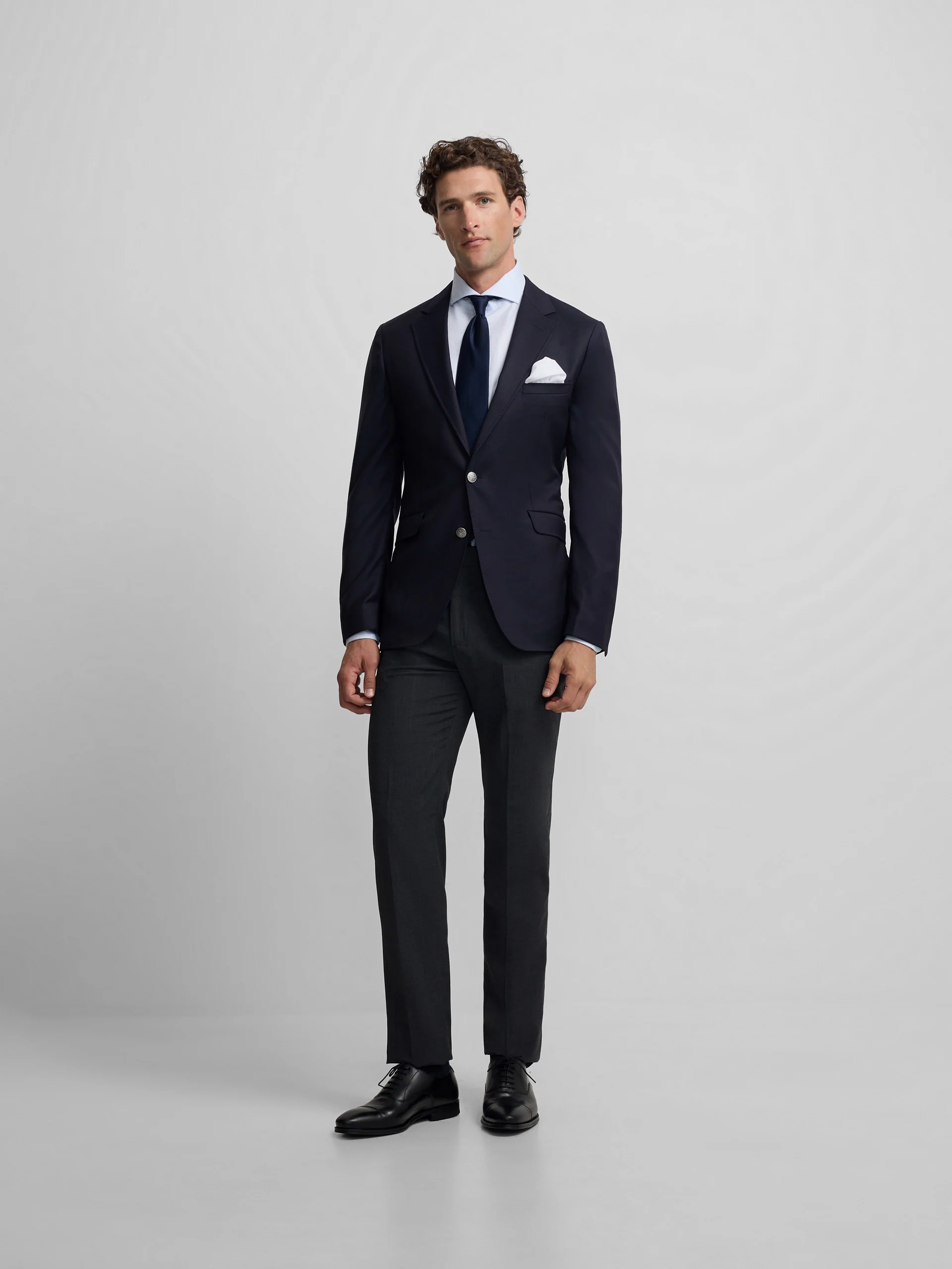 Americana stretch clasica navy - Image 4