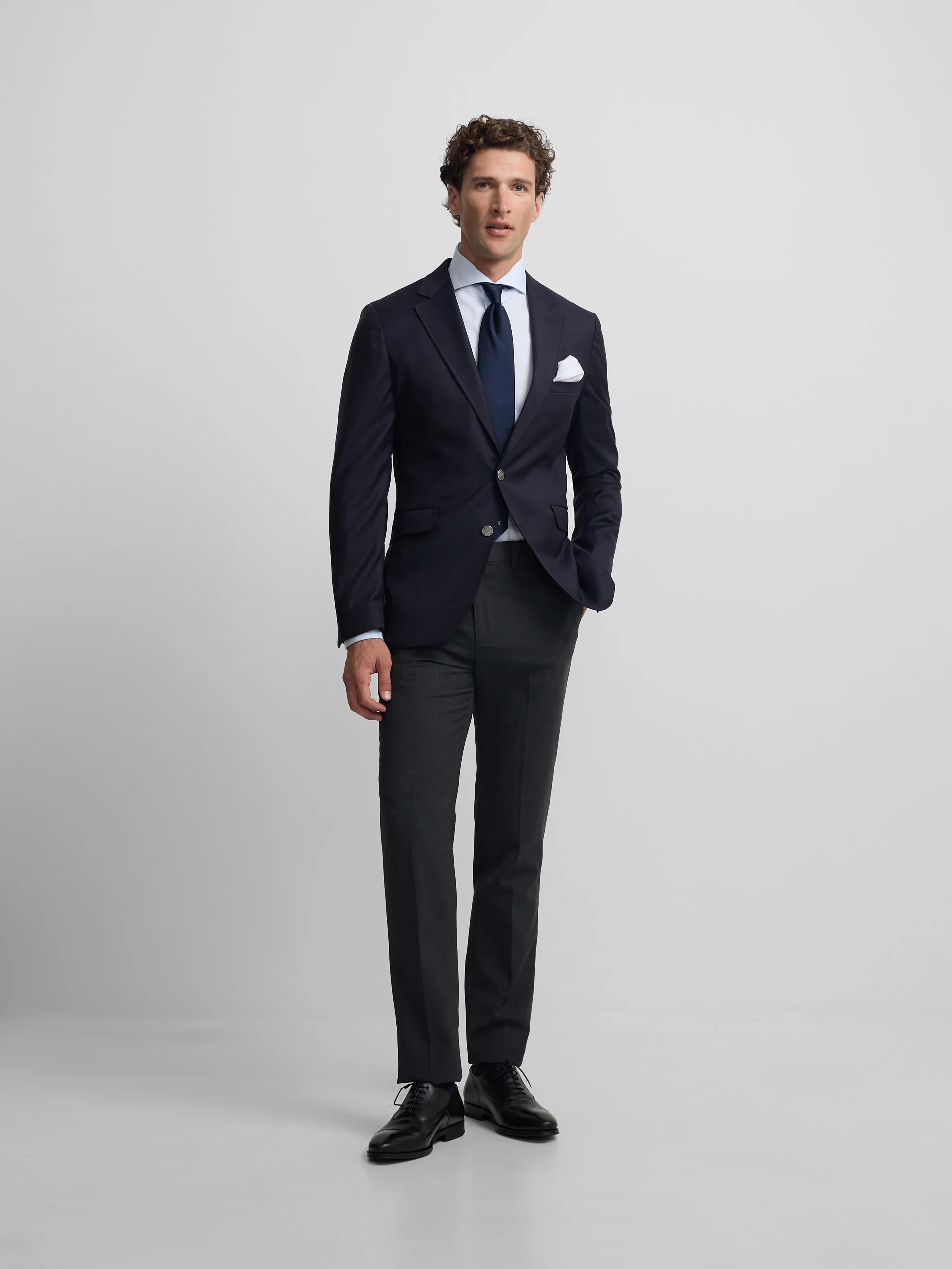 Americana stretch clasica navy - Image 5
