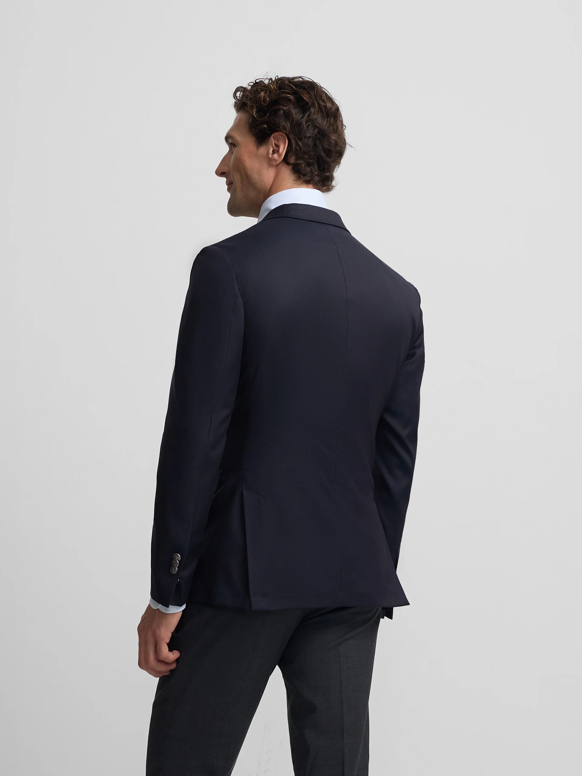 Americana stretch clasica navy - Image 6