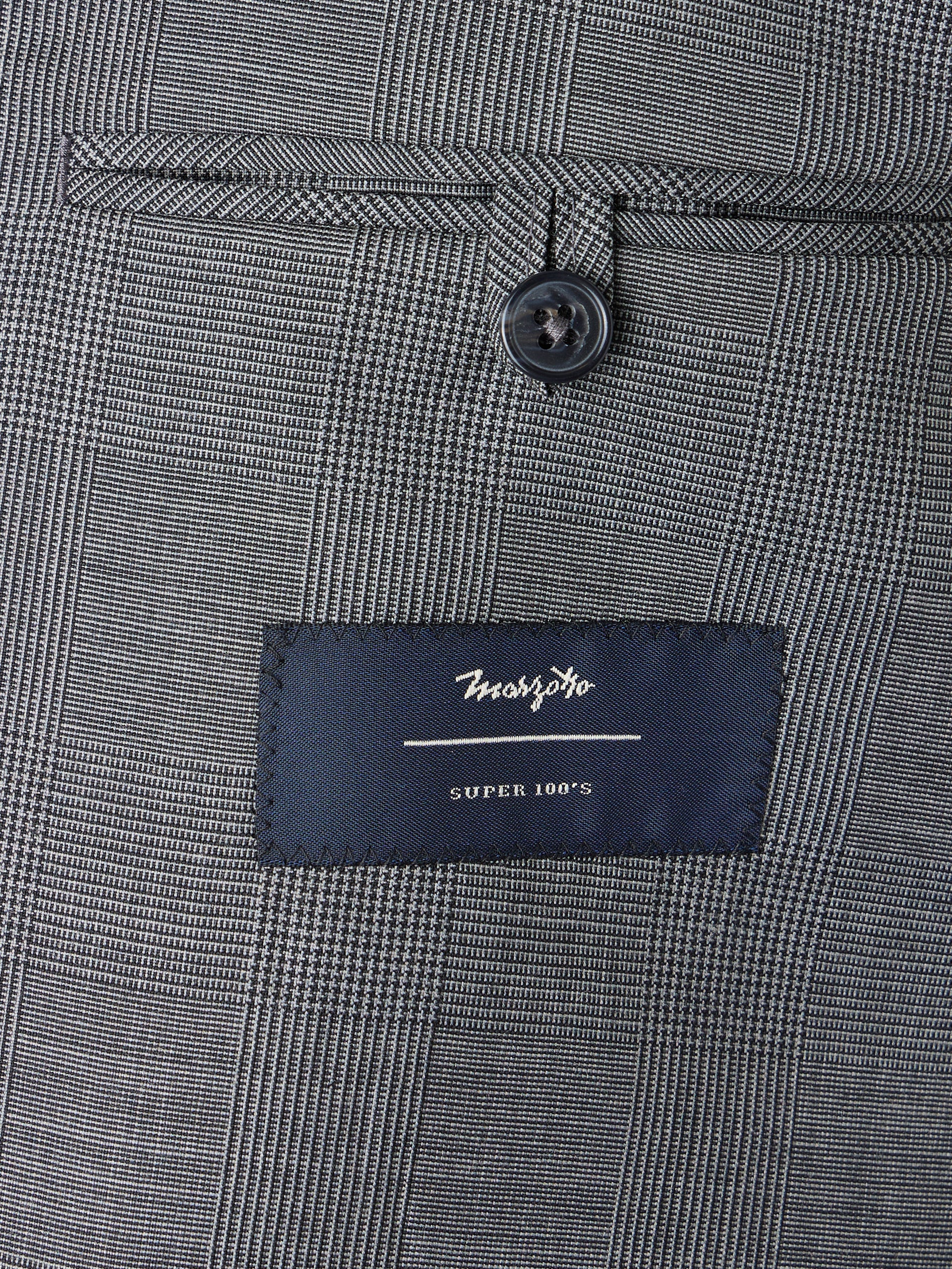 Americana traje clasico principe de gales gris - Image 7