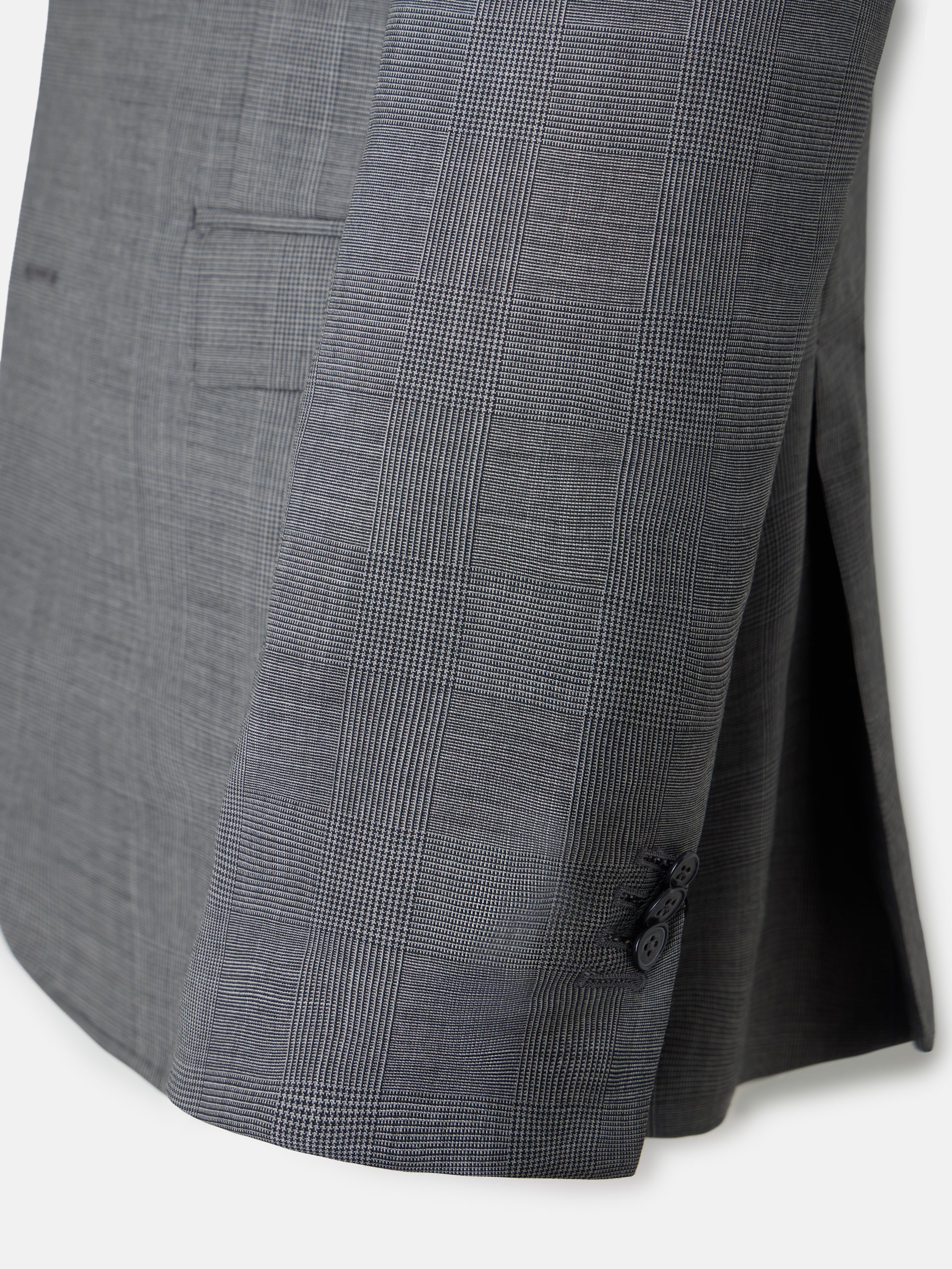 Americana traje clasico principe de gales gris - Image 8