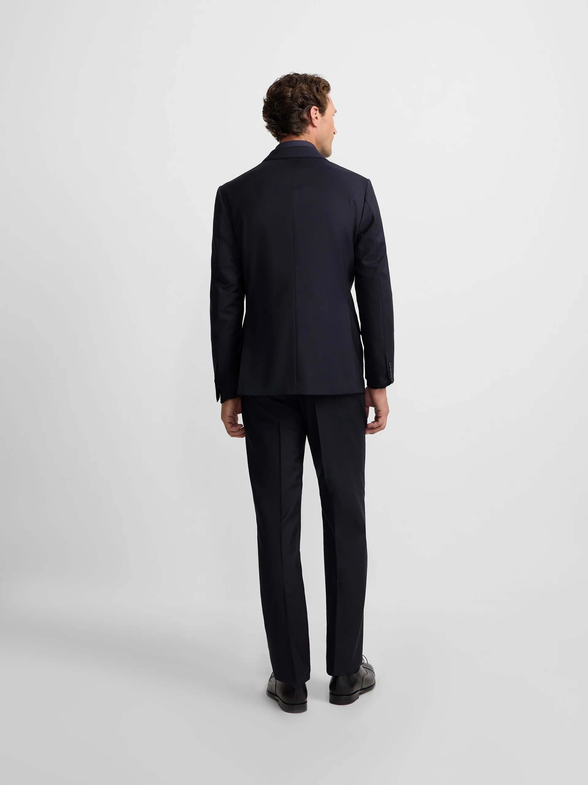 Americana traje cruzado stretch navy - Image 16