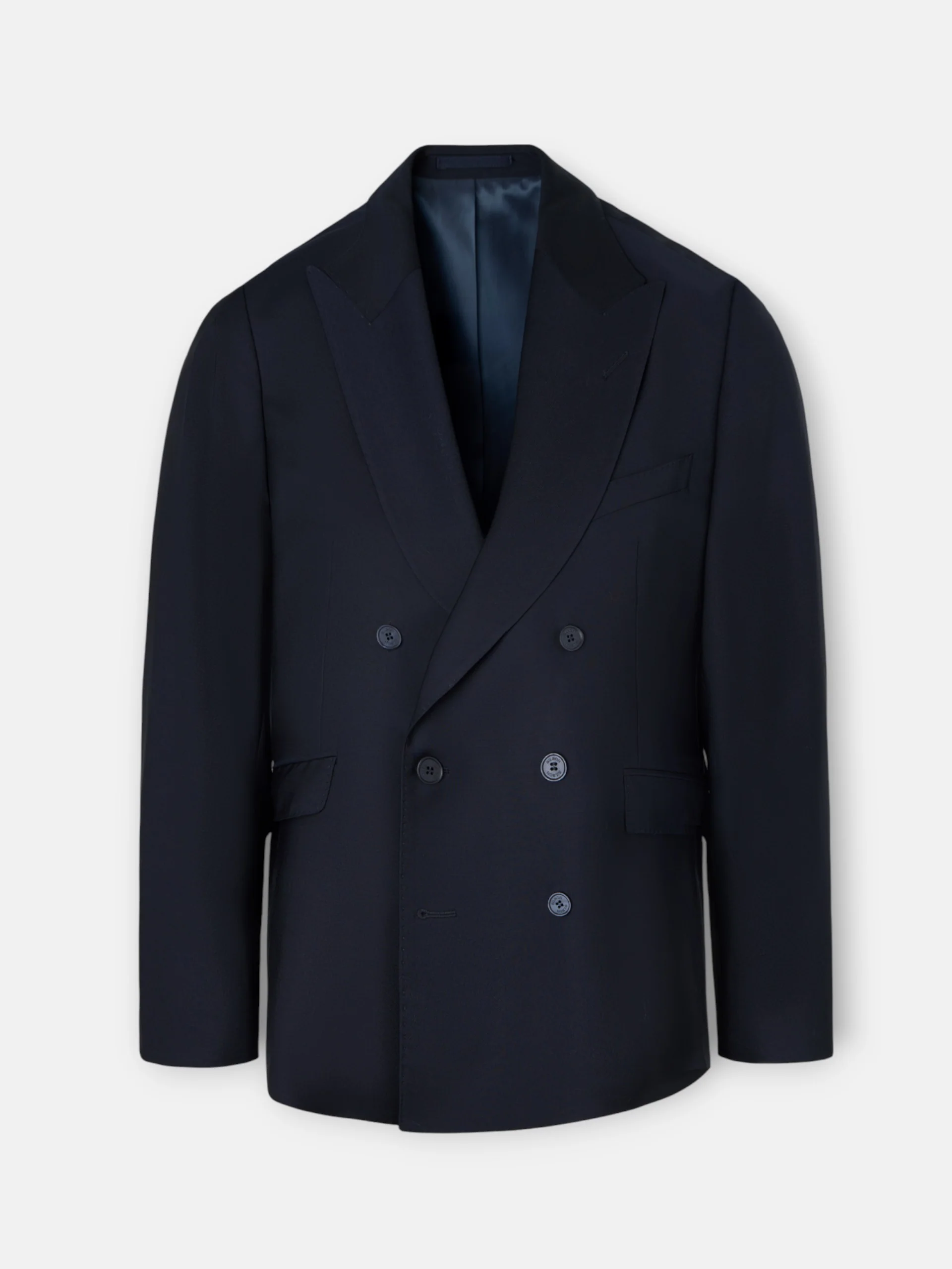 Americana traje cruzado stretch navy - Image 7