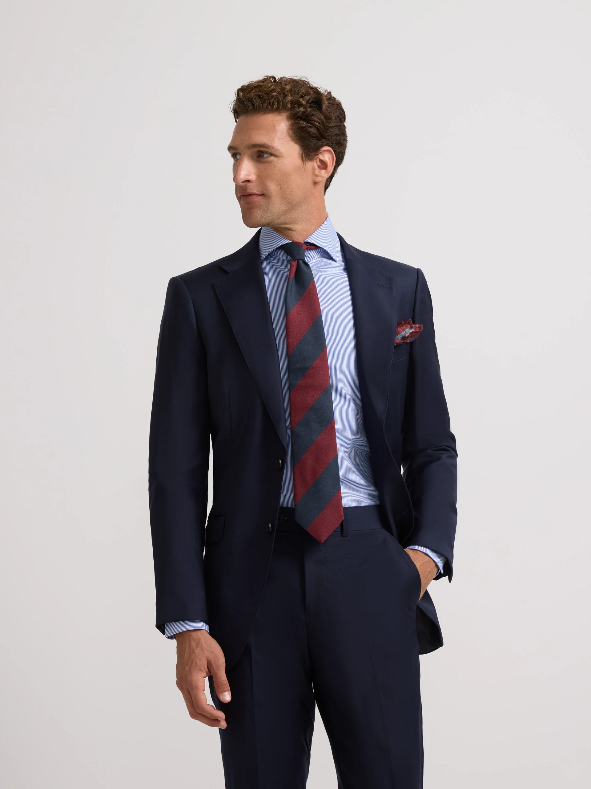 Americana traje essential azul medio - Image 6
