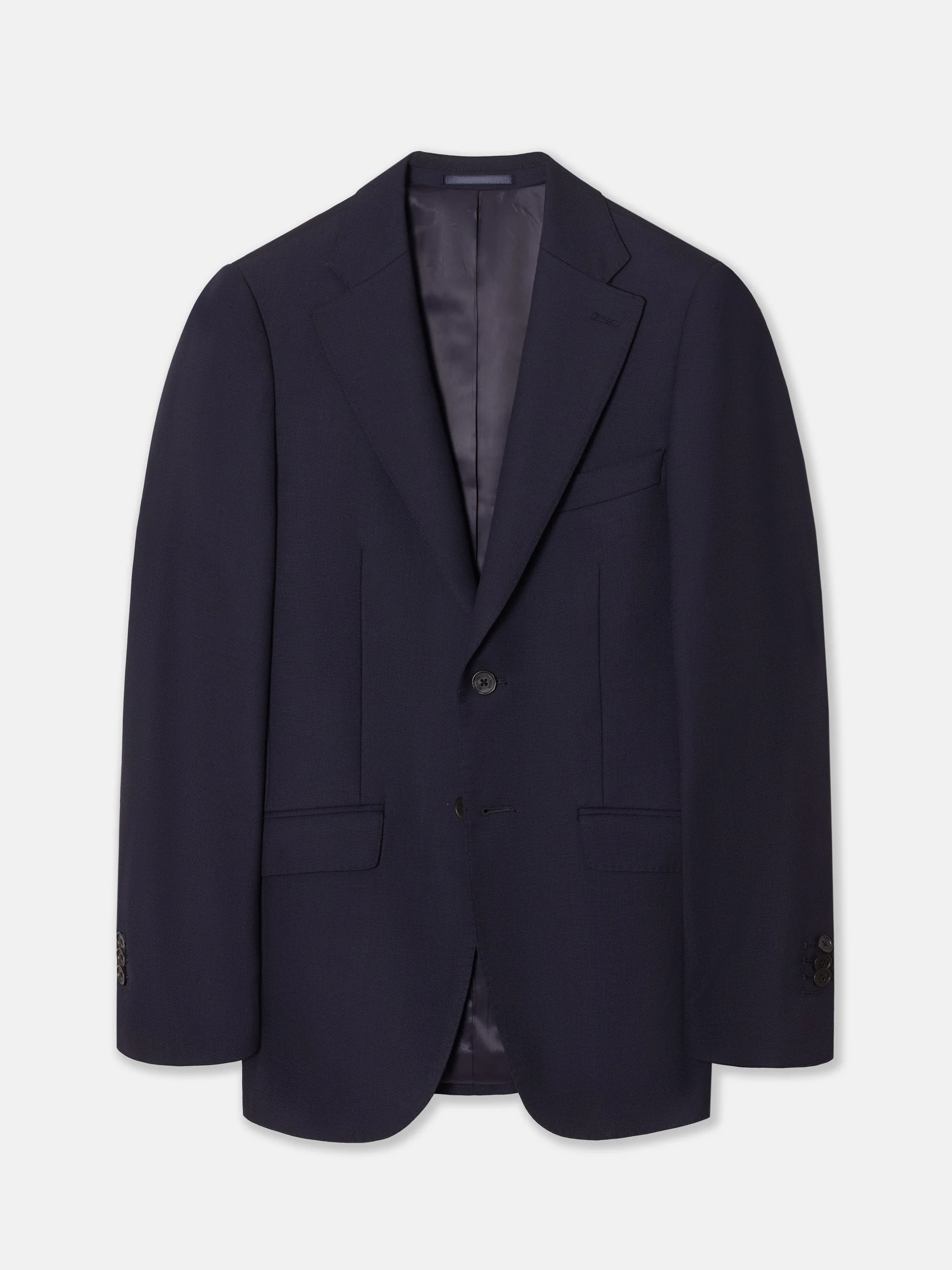Americana traje estructura azul marino - Image 7