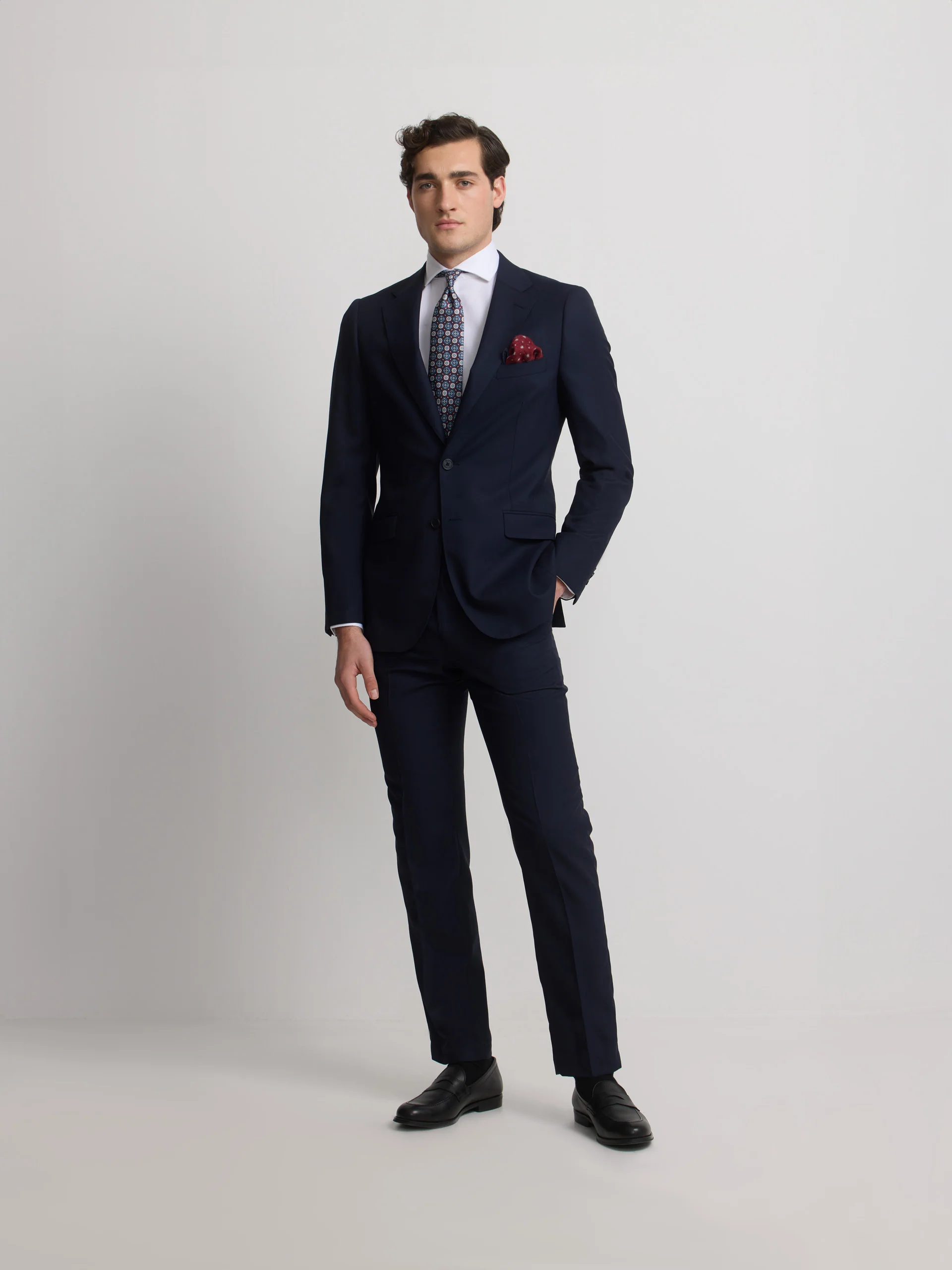 Americana traje natural stretch azul claro - Image 4