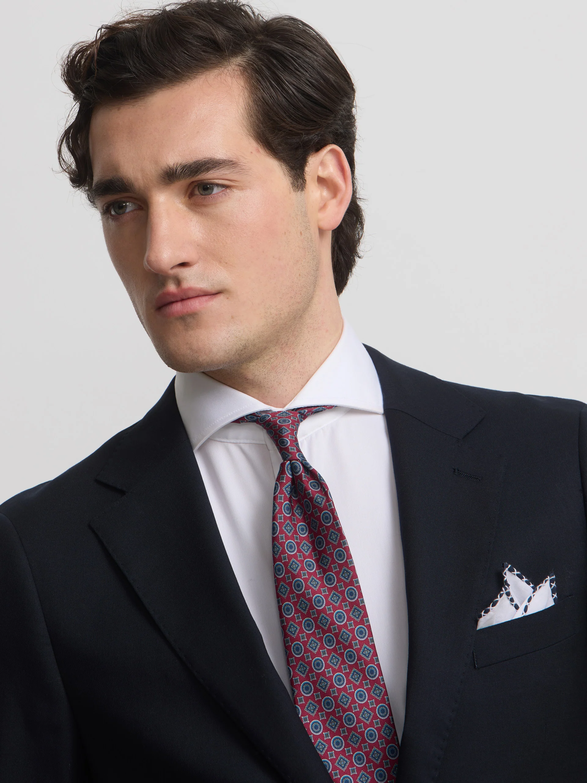 Americana traje natural stretch dark navy - Image 4
