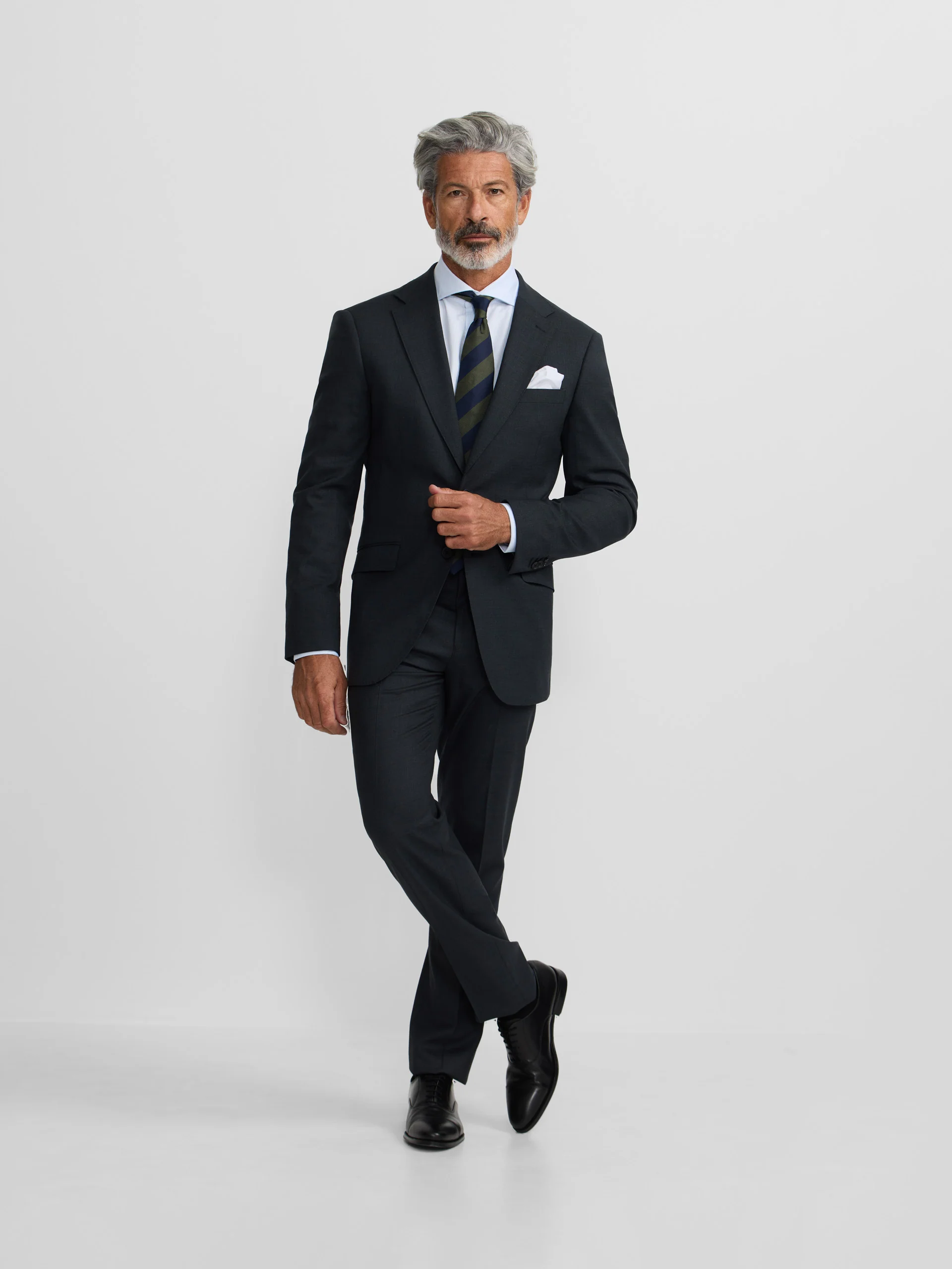 Americana traje natural stretch gris - Image 5