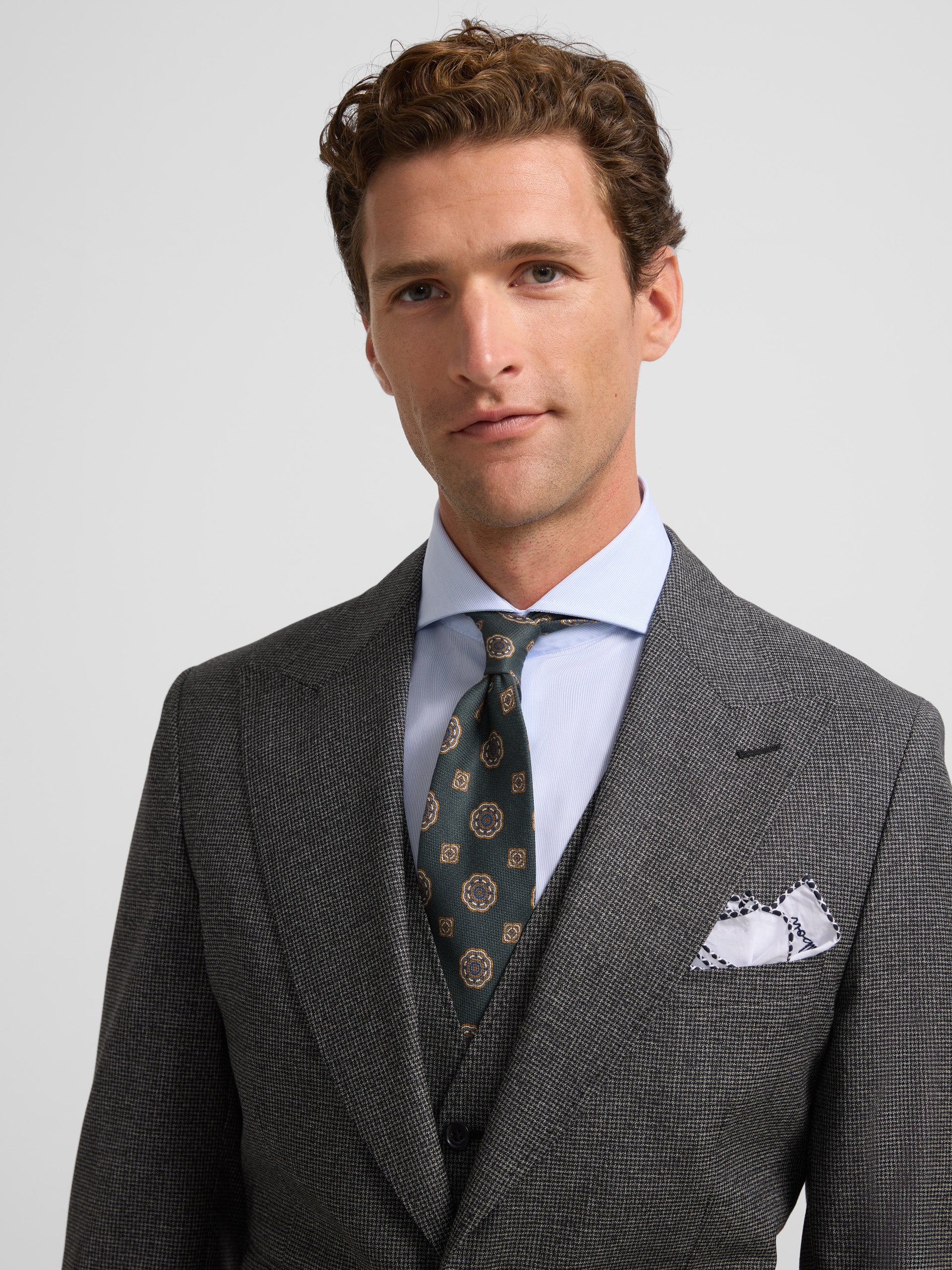 Americana traje pata de gallo gris - Image 3