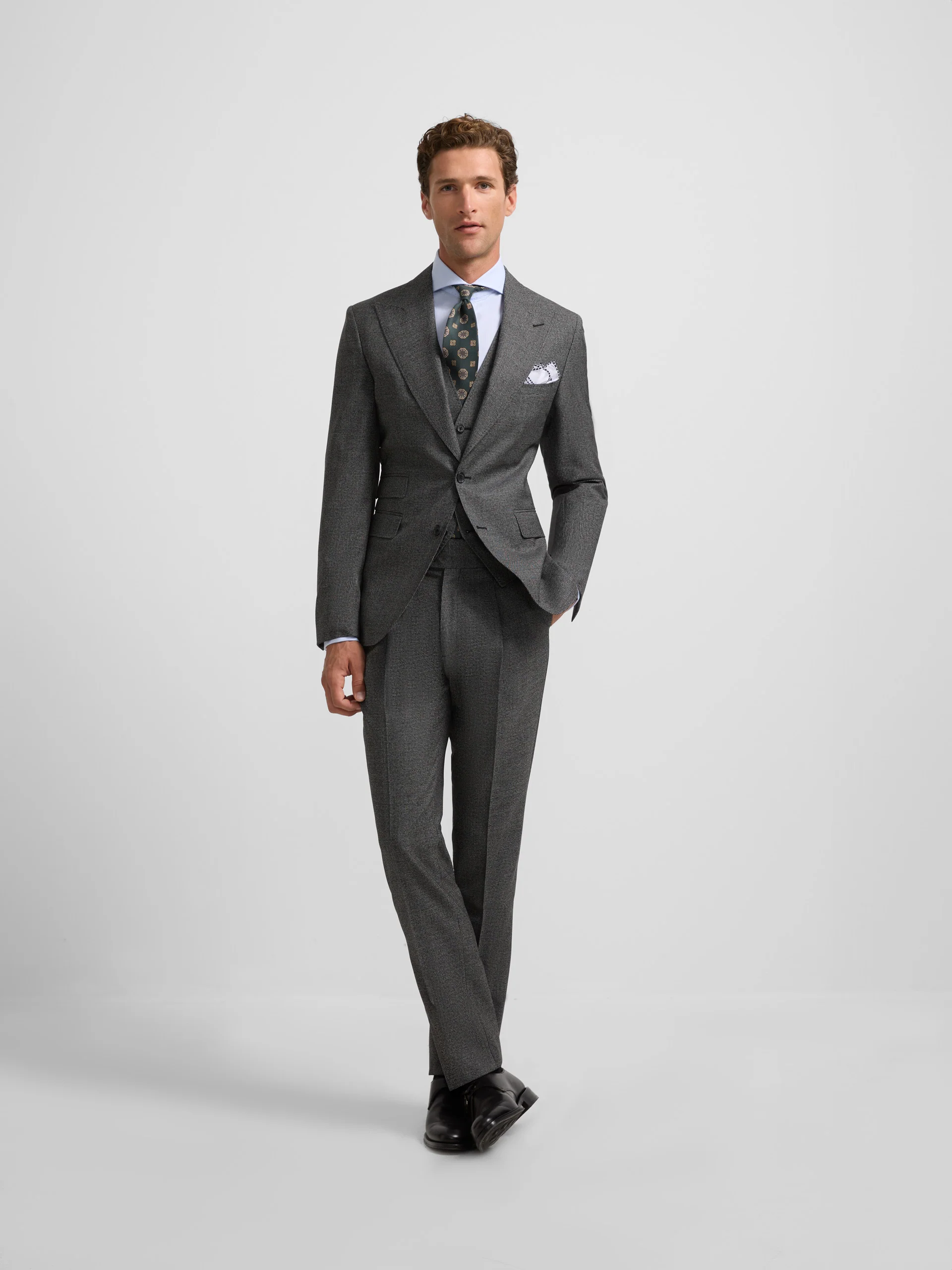 Americana traje pata de gallo gris - Image 4