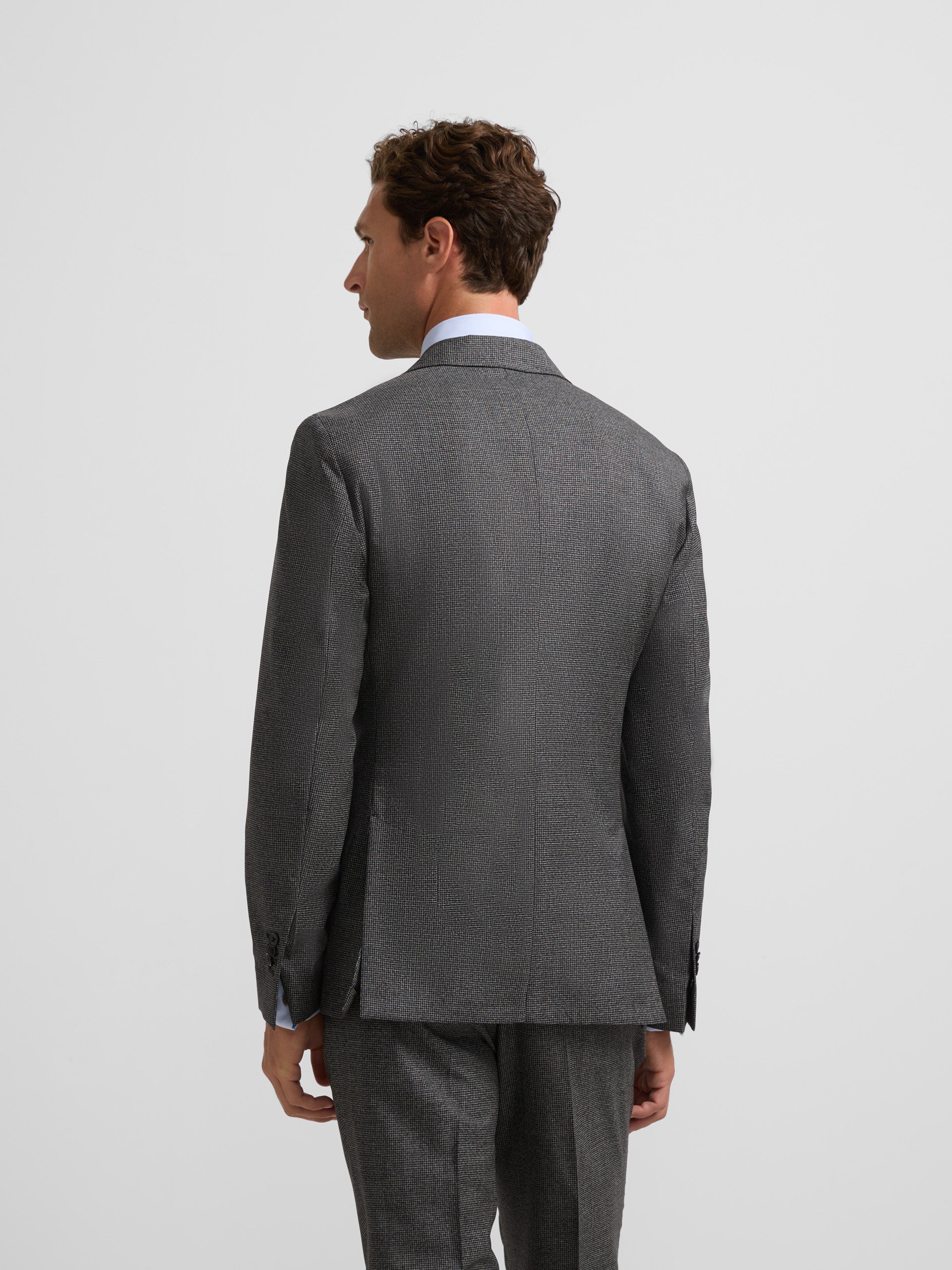 Americana traje pata de gallo gris - Image 5