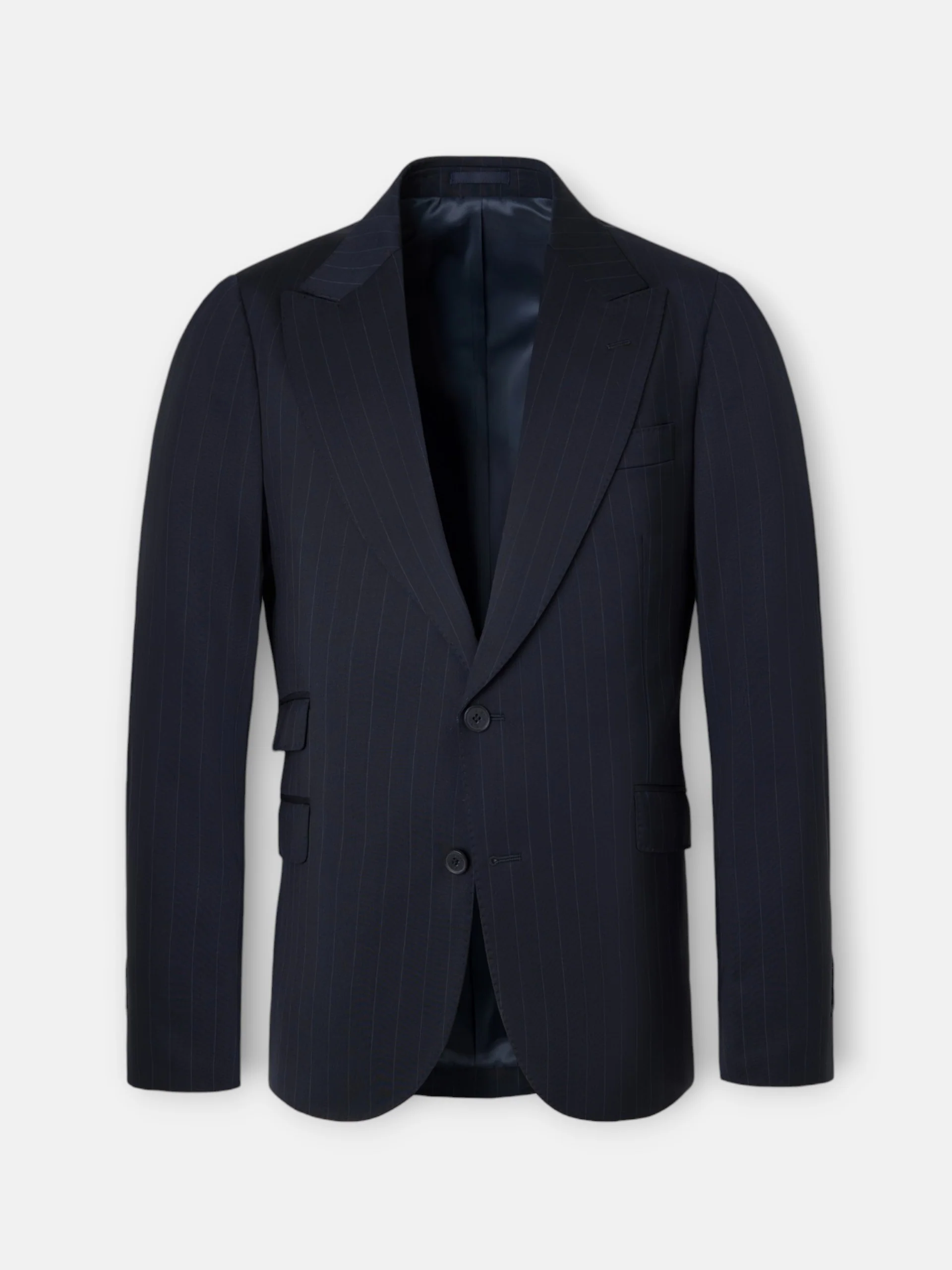 Americana traje raya diplomatica azul marino - Image 5