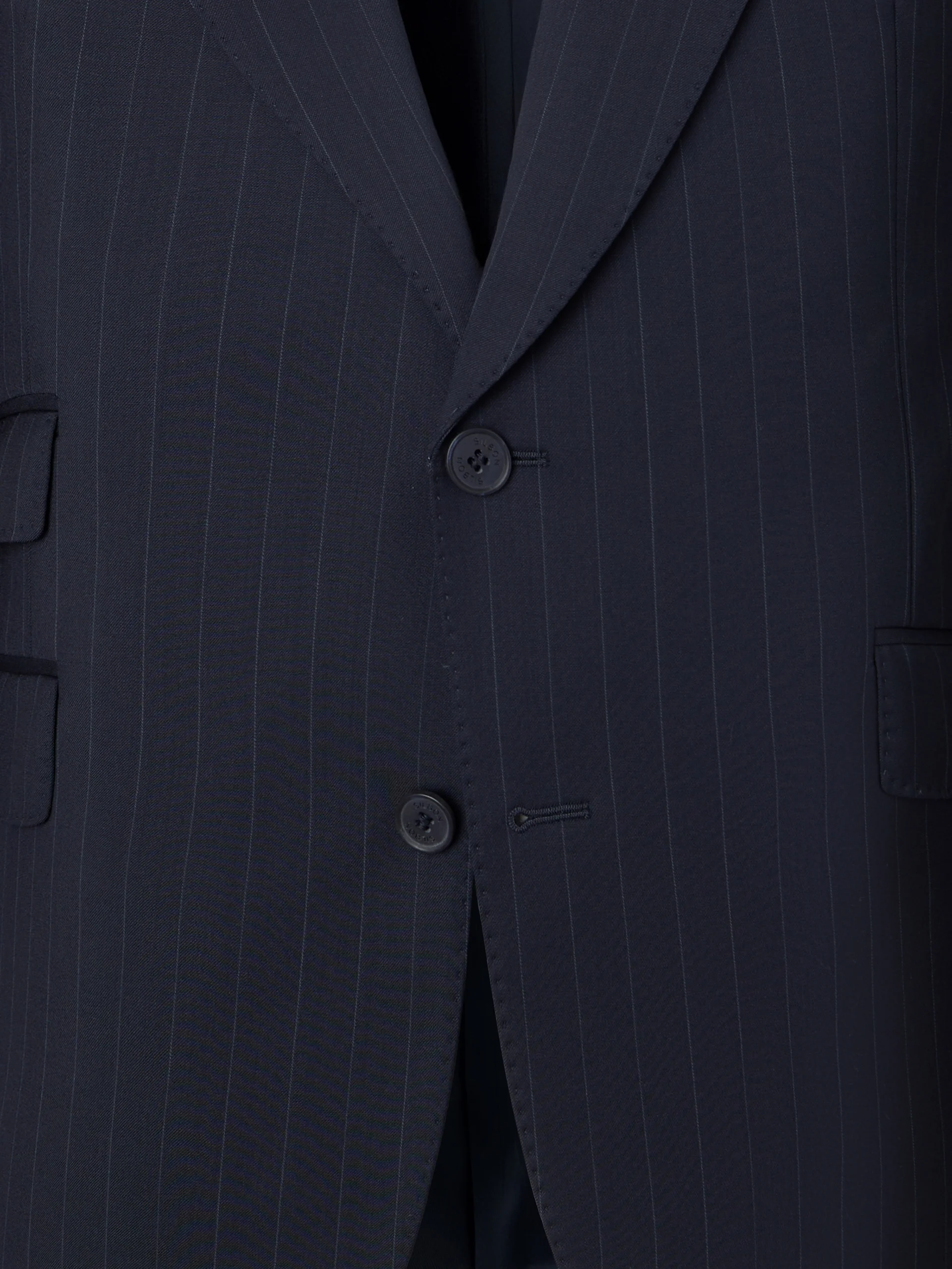 Americana traje raya diplomatica azul marino - Image 7