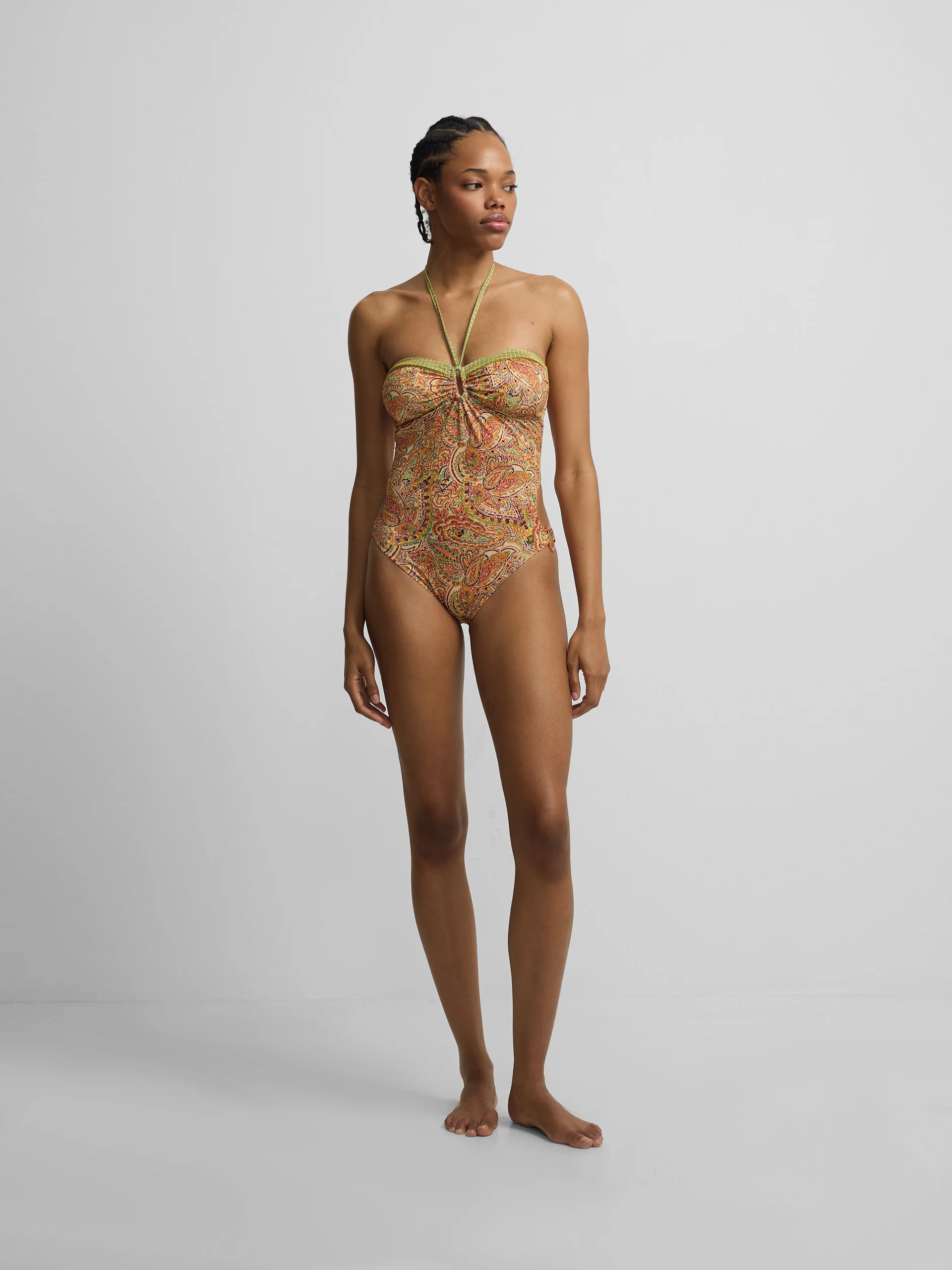 Bañador estampado cachemir naranjas - Image 4