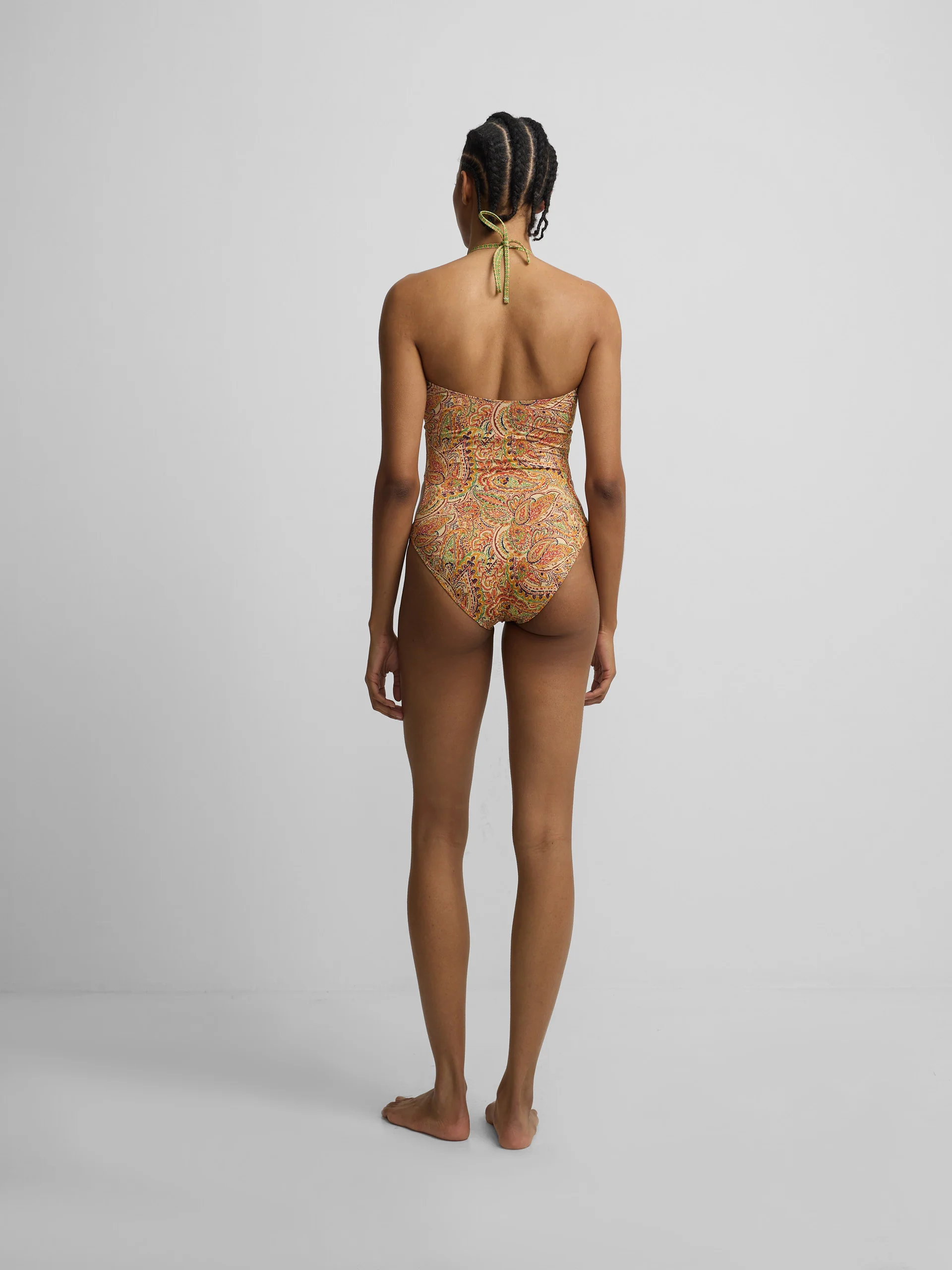 Bañador estampado cachemir naranjas - Image 6