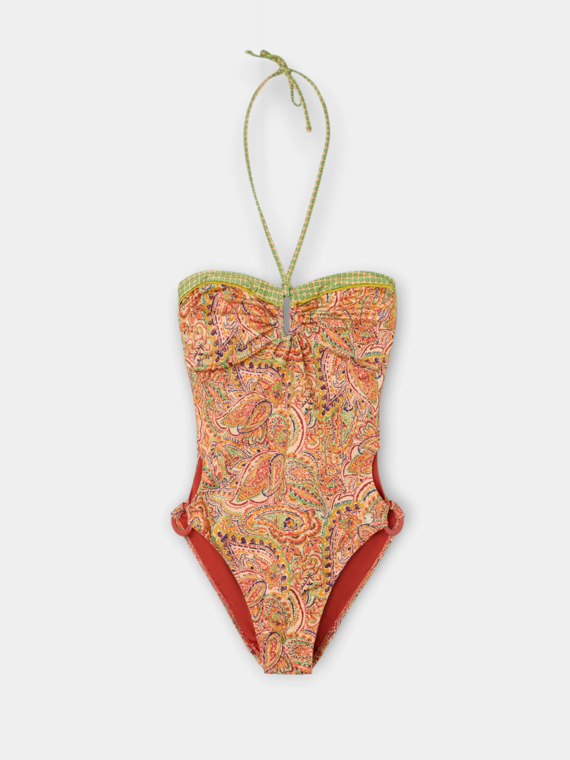 Bañador estampado cachemir naranjas - Image 7