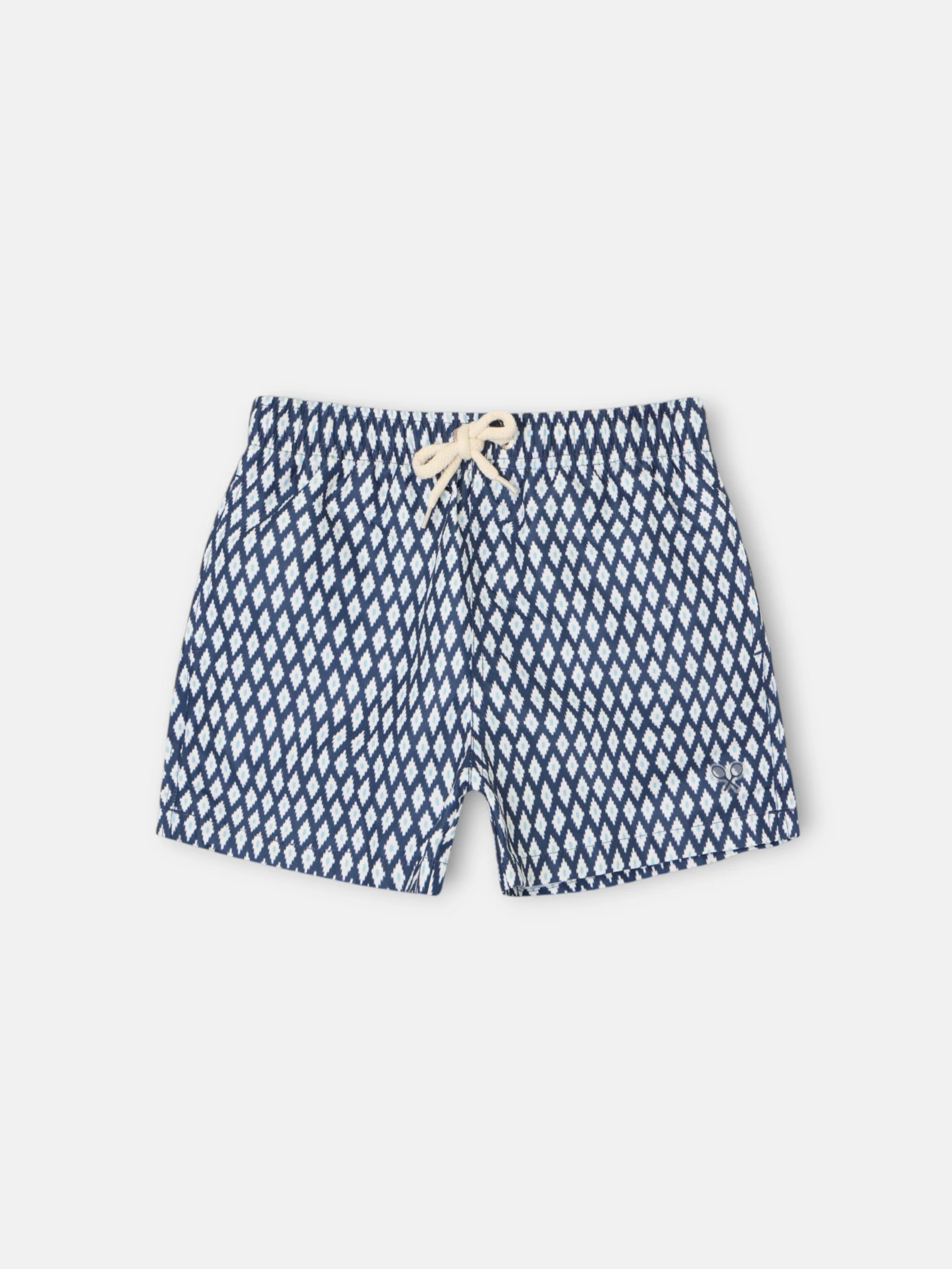 Bañador kids mini rombos azul marino - Image 6
