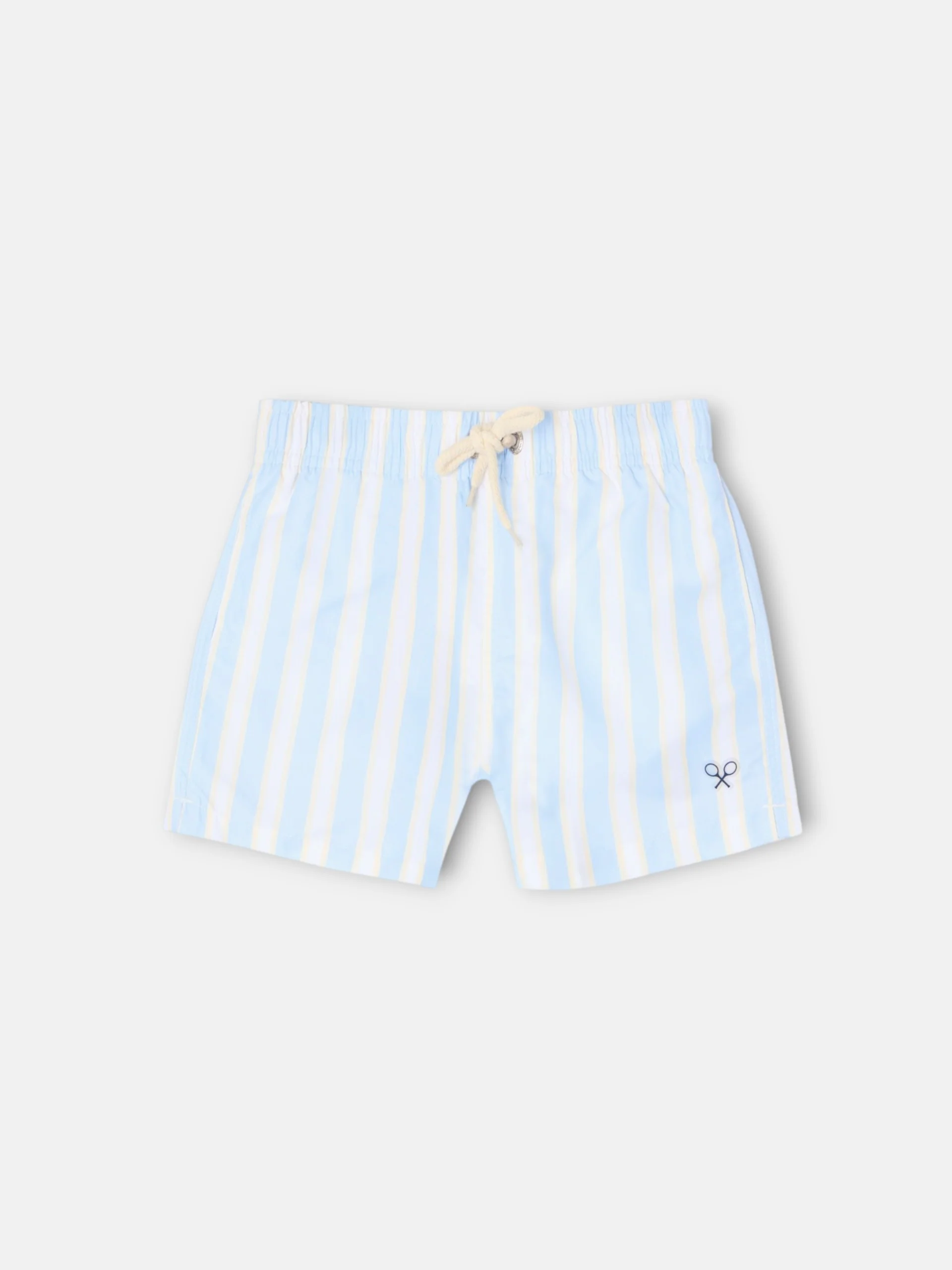 Bañador kids raya ancha amarillo azul - Image 6