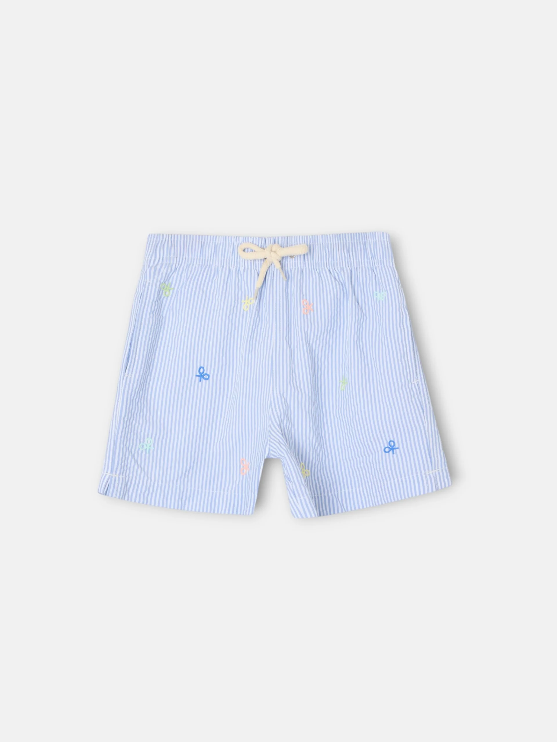 Bañador kids rayas multiraquetas azul - Image 6