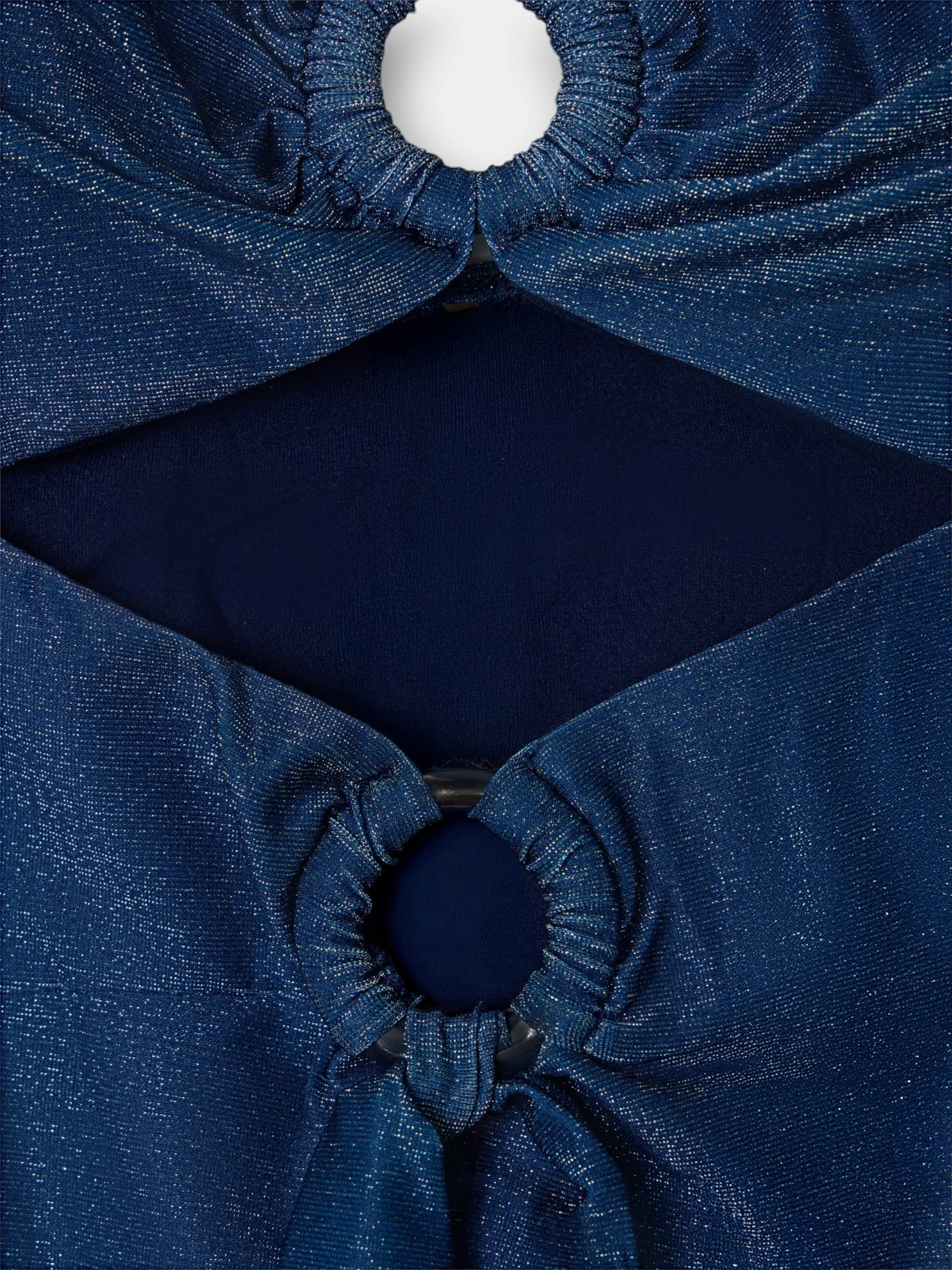 Bañador lazada lurex marino - Image 2
