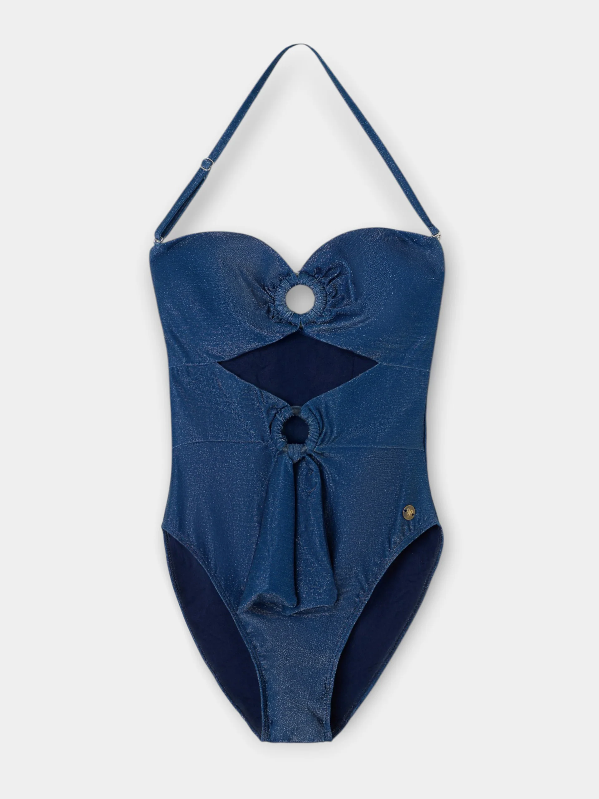 Bañador lazada lurex marino - Image 7