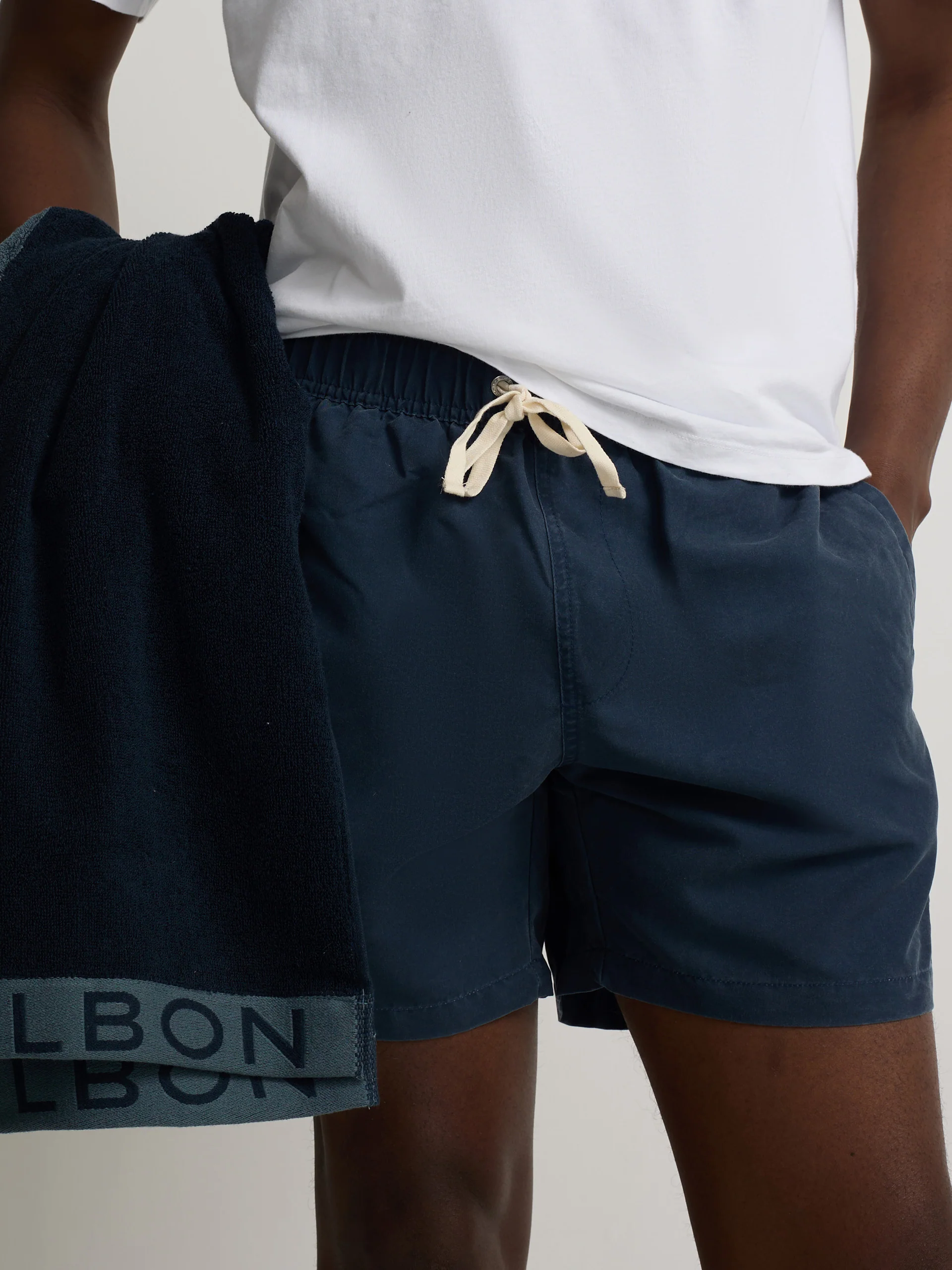 Bañador liso azul marino - Image 3