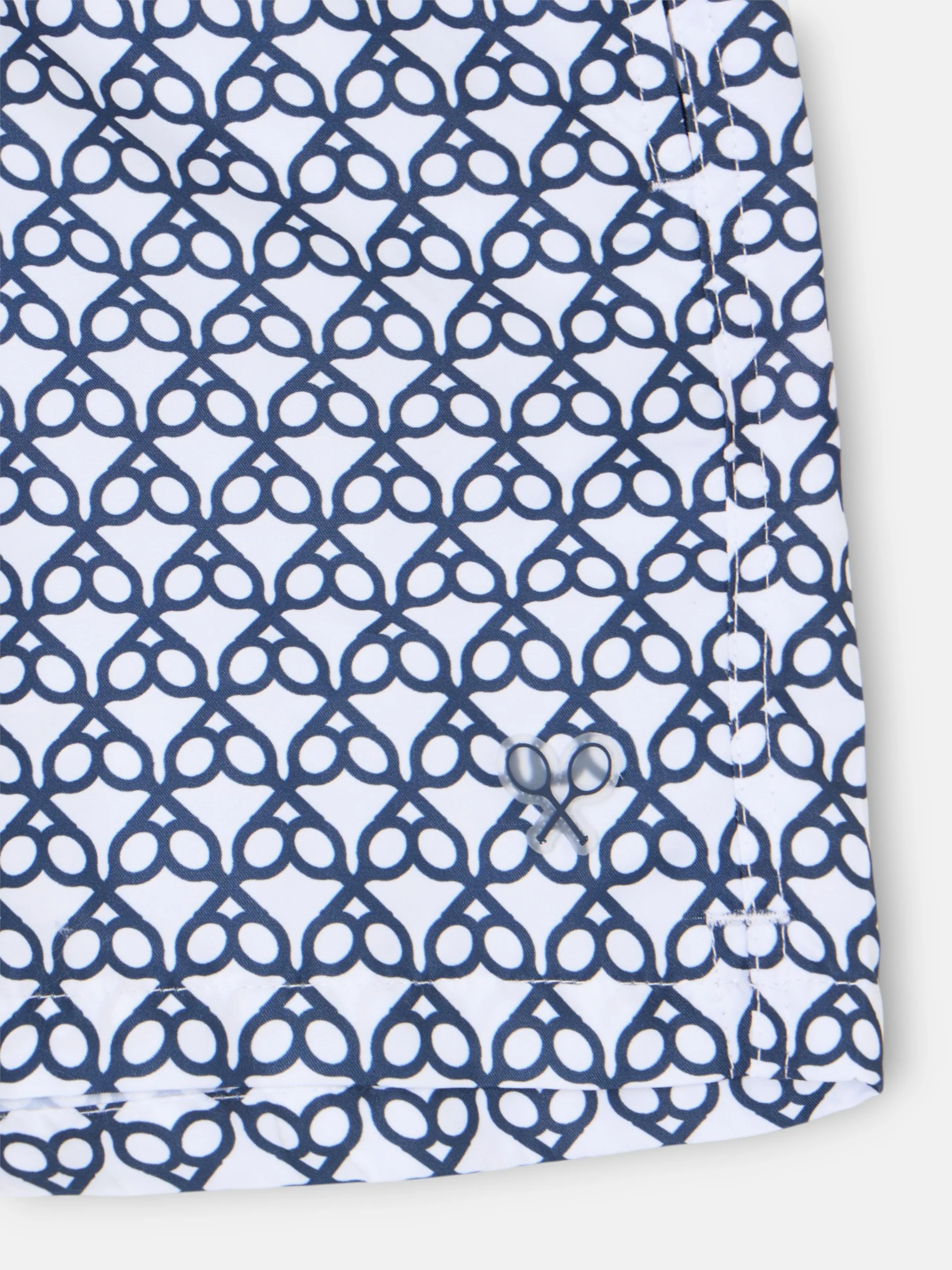 Bañador raquetas geometric azul marino - Image 2