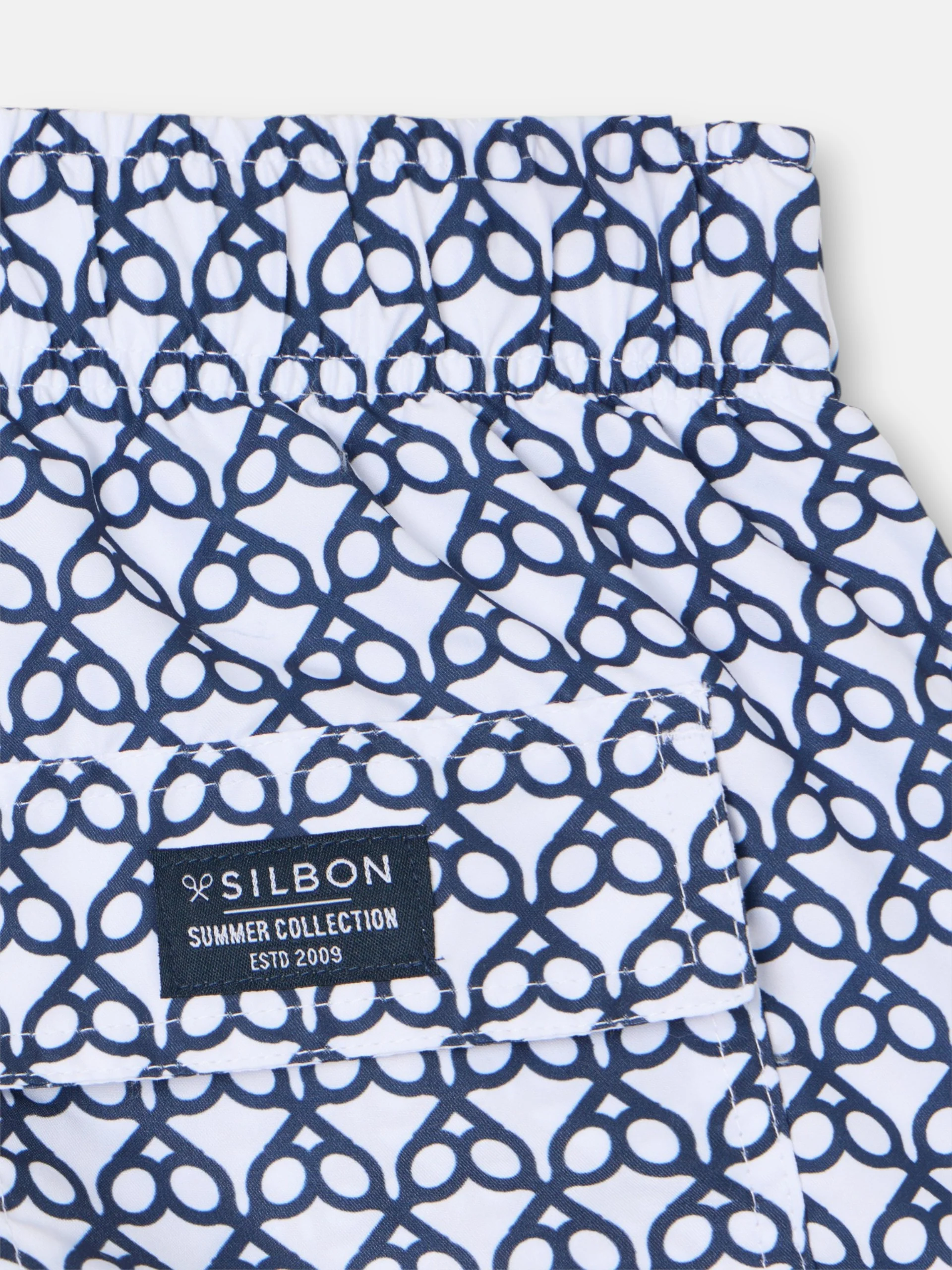 Bañador raquetas geometric azul marino - Image 8