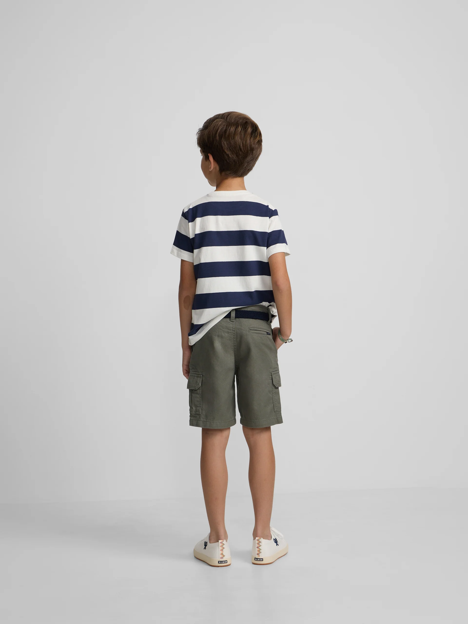 Bermuda kids cargo verde - Image 4