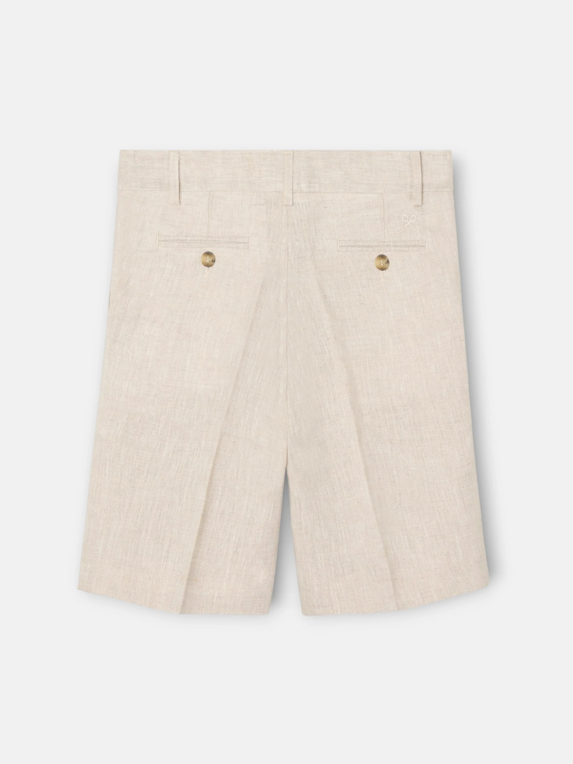 Bermuda kids lino beige medio - Image 7