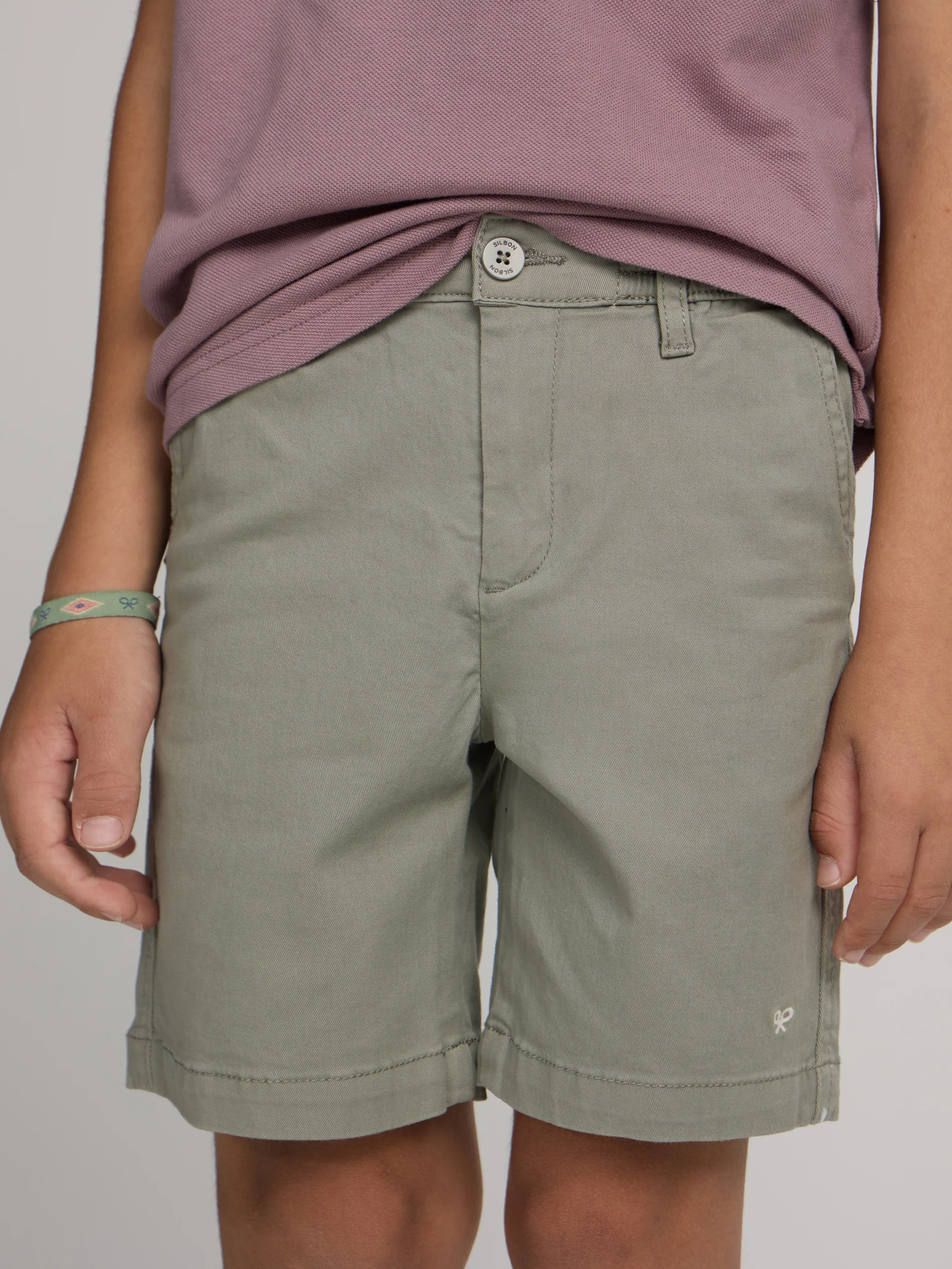 Bermuda kids sport verde - Image 4