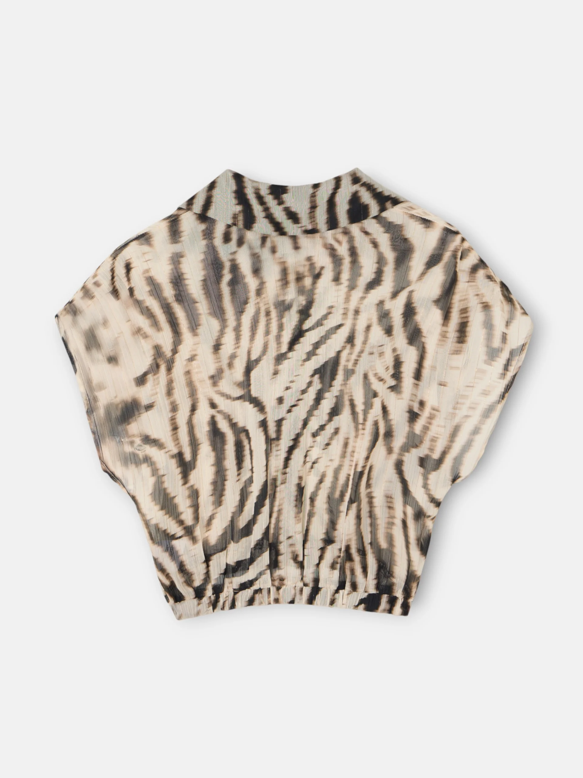 Blusa estampado animal print negro - Image 9