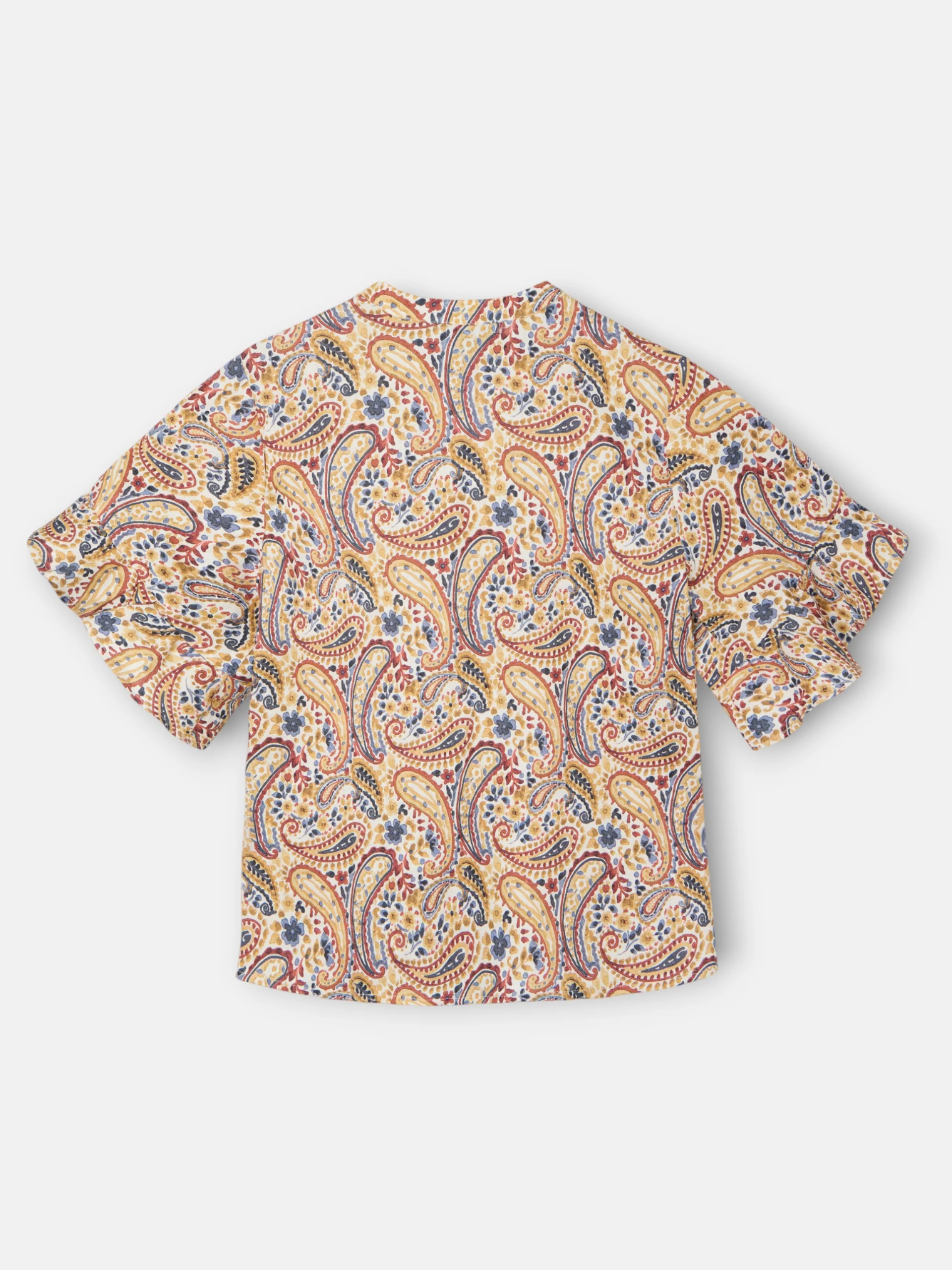 Blusa manga volante estampado naranjas - Image 10