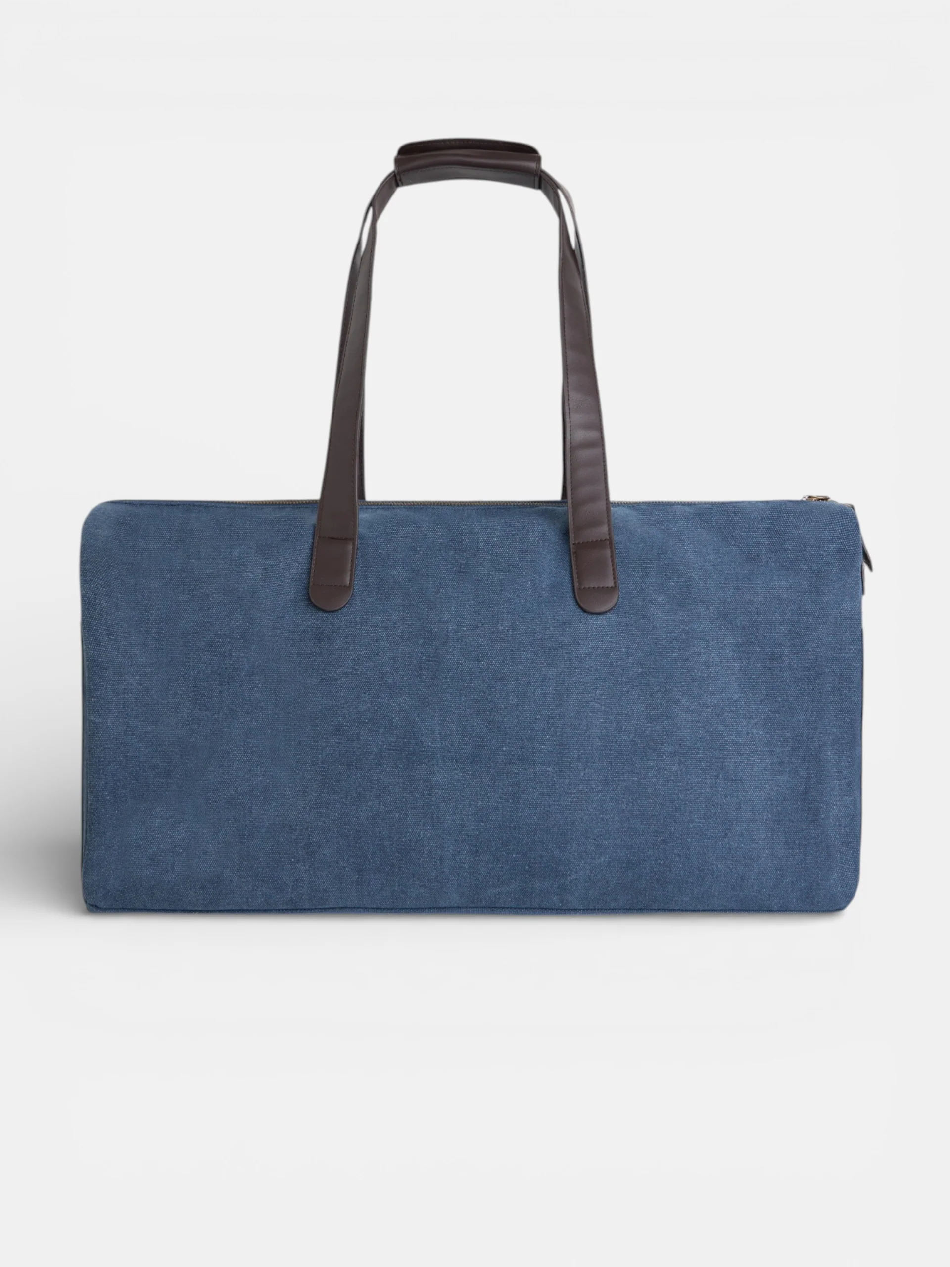 Bolsa de viaje detalle piel azul marino - Image 5