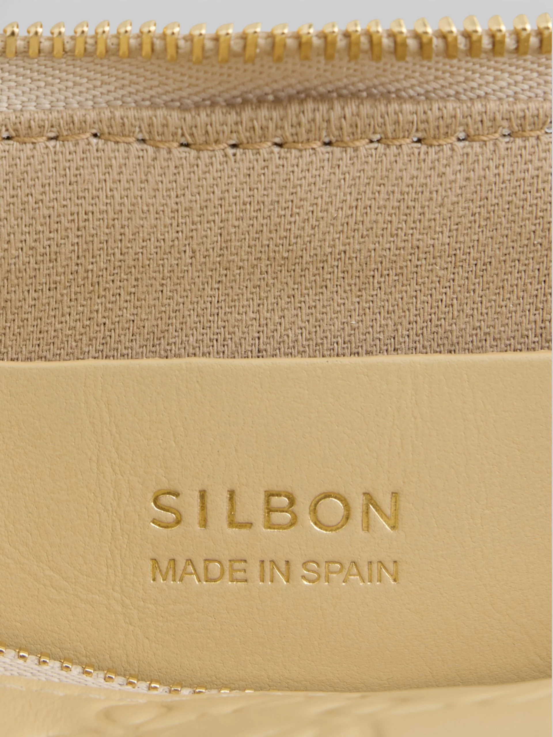 Bolso silbon cadena arena - Image 5