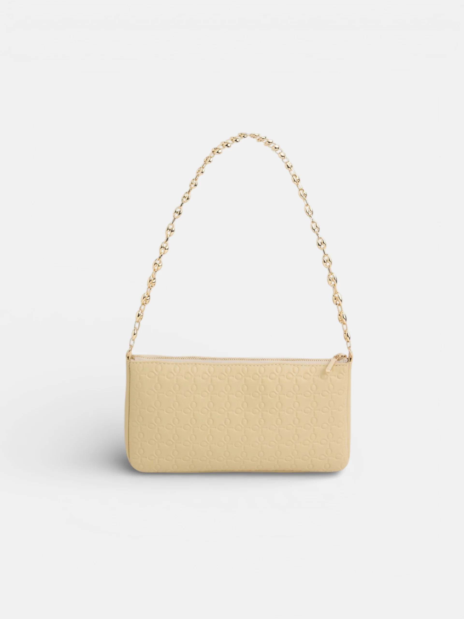 Bolso silbon cadena arena - Image 6