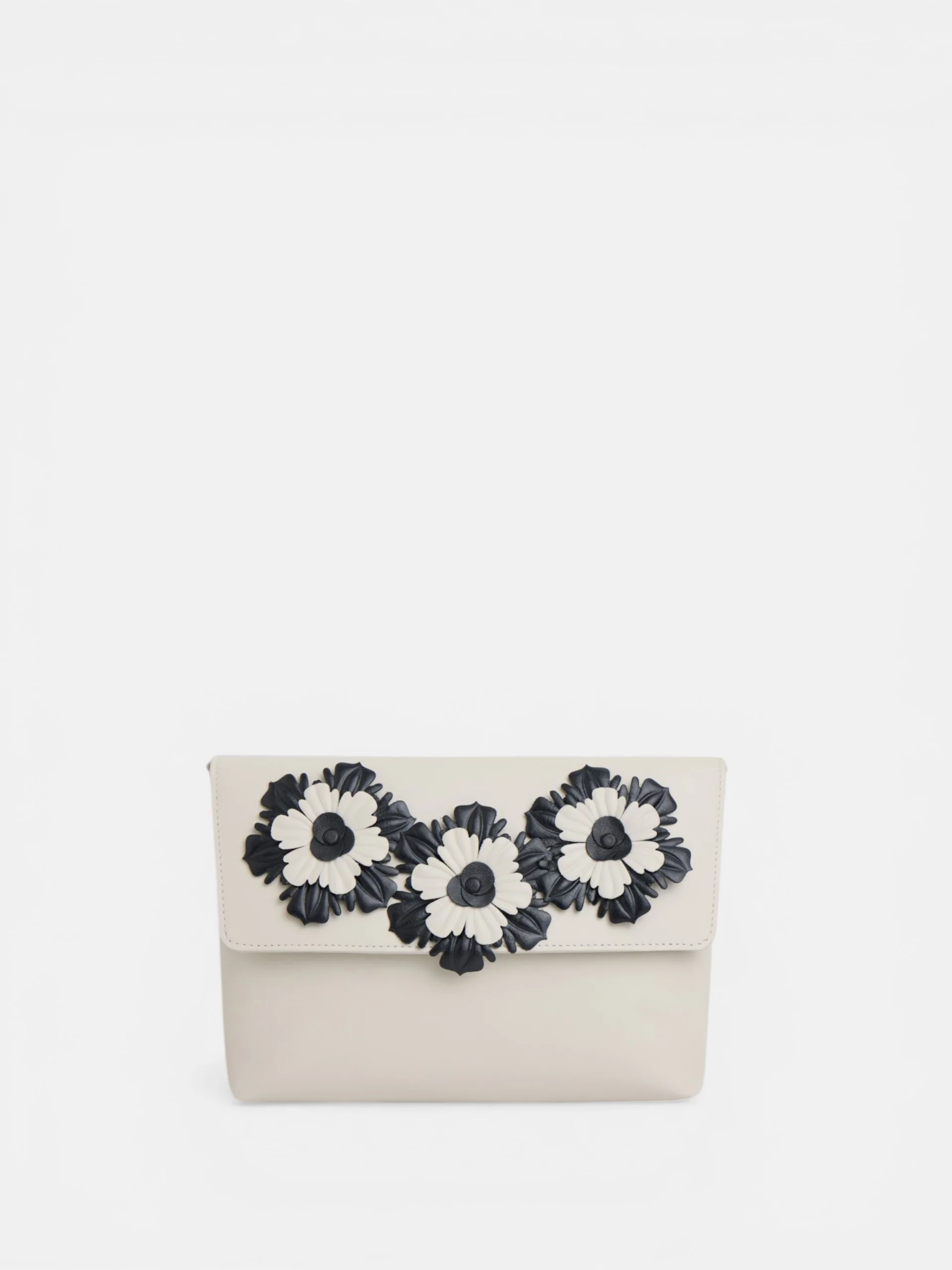 Bolso velada napa clutch crudo - Image 3