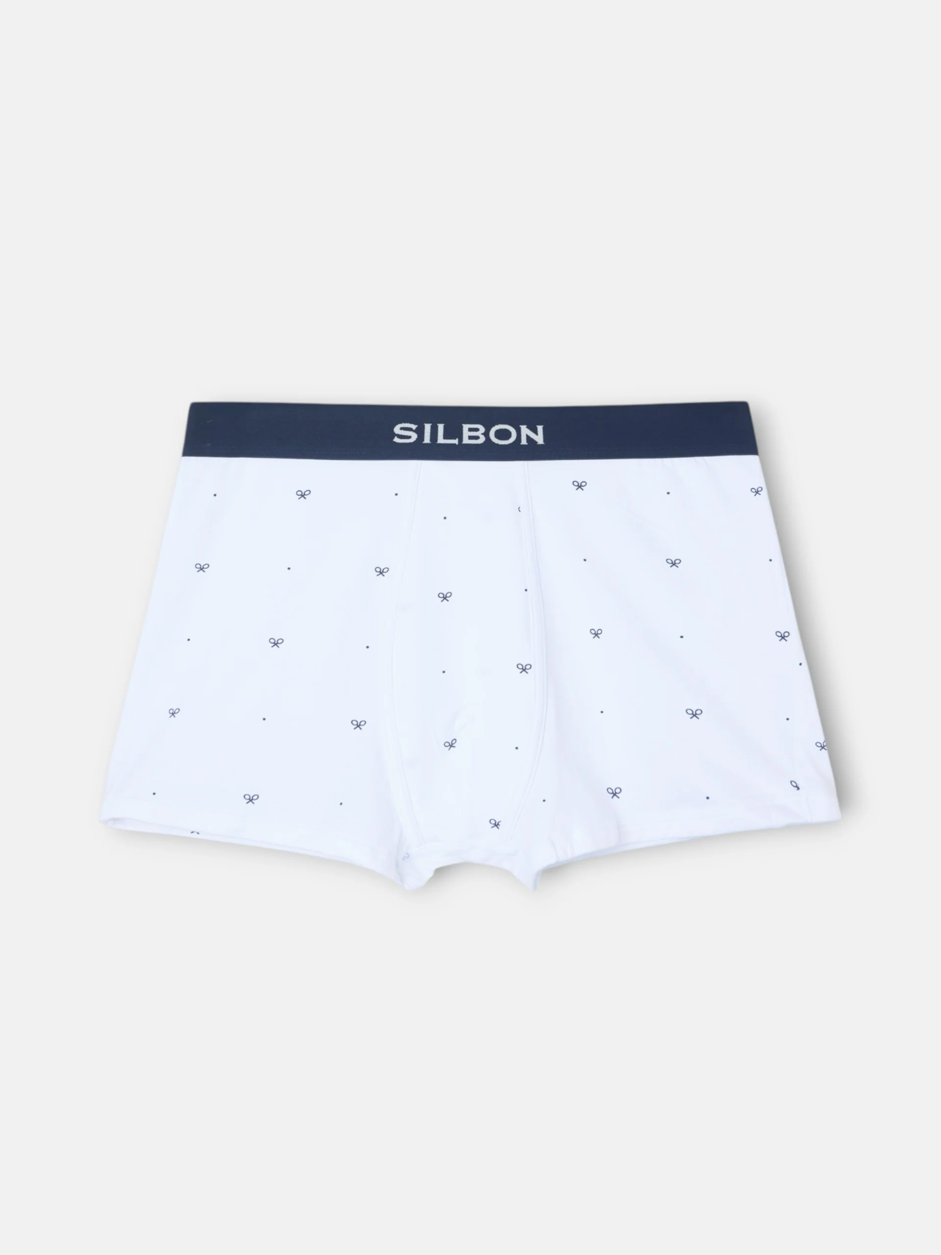 Boxer raquetas puntos blanco