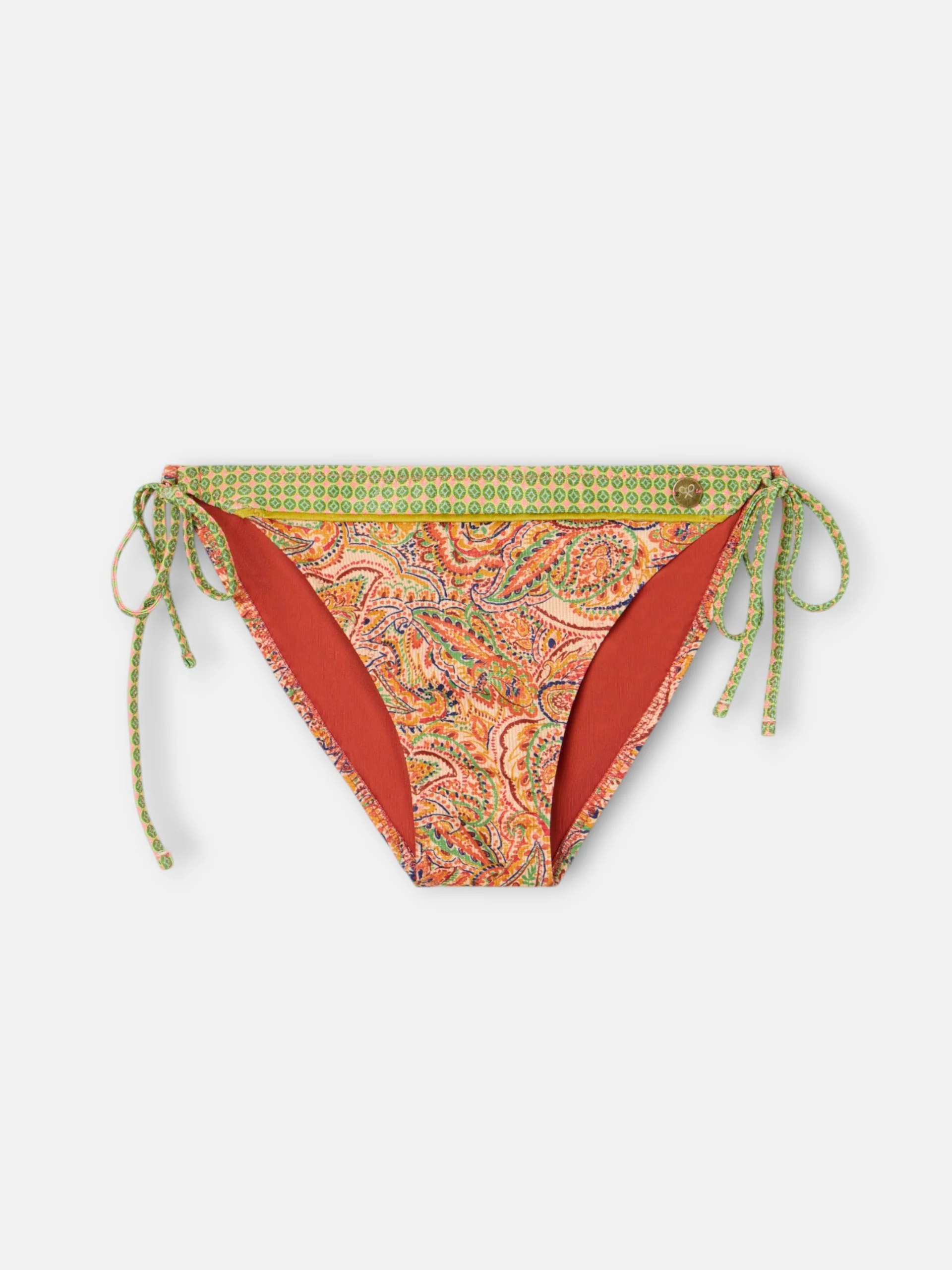 Braguita bikini estampado cachemir naranjas - Image 4