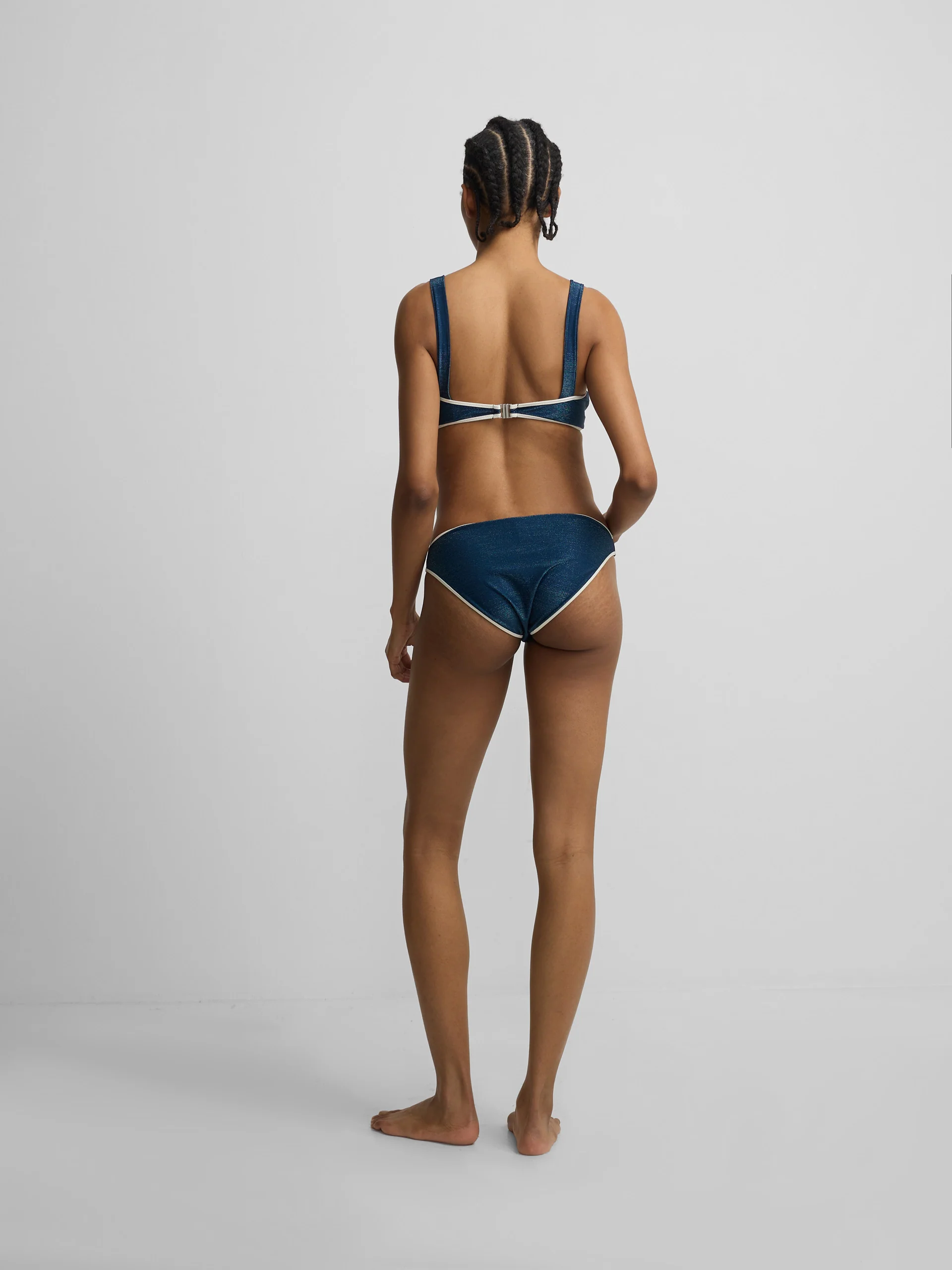 Braguita bikini marinero lurex azul - Image 5