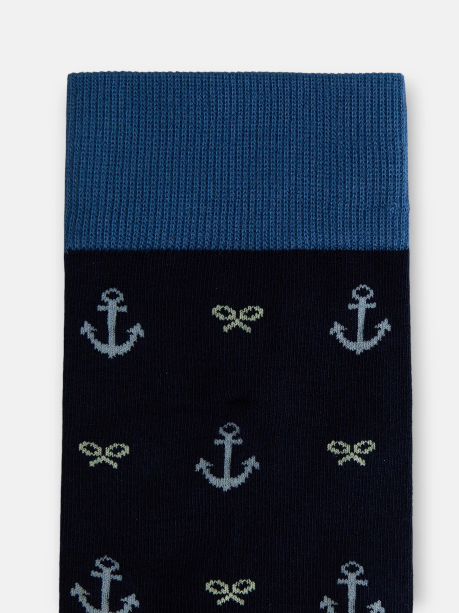 Calcetin raquetas anclas azul marino - Image 2